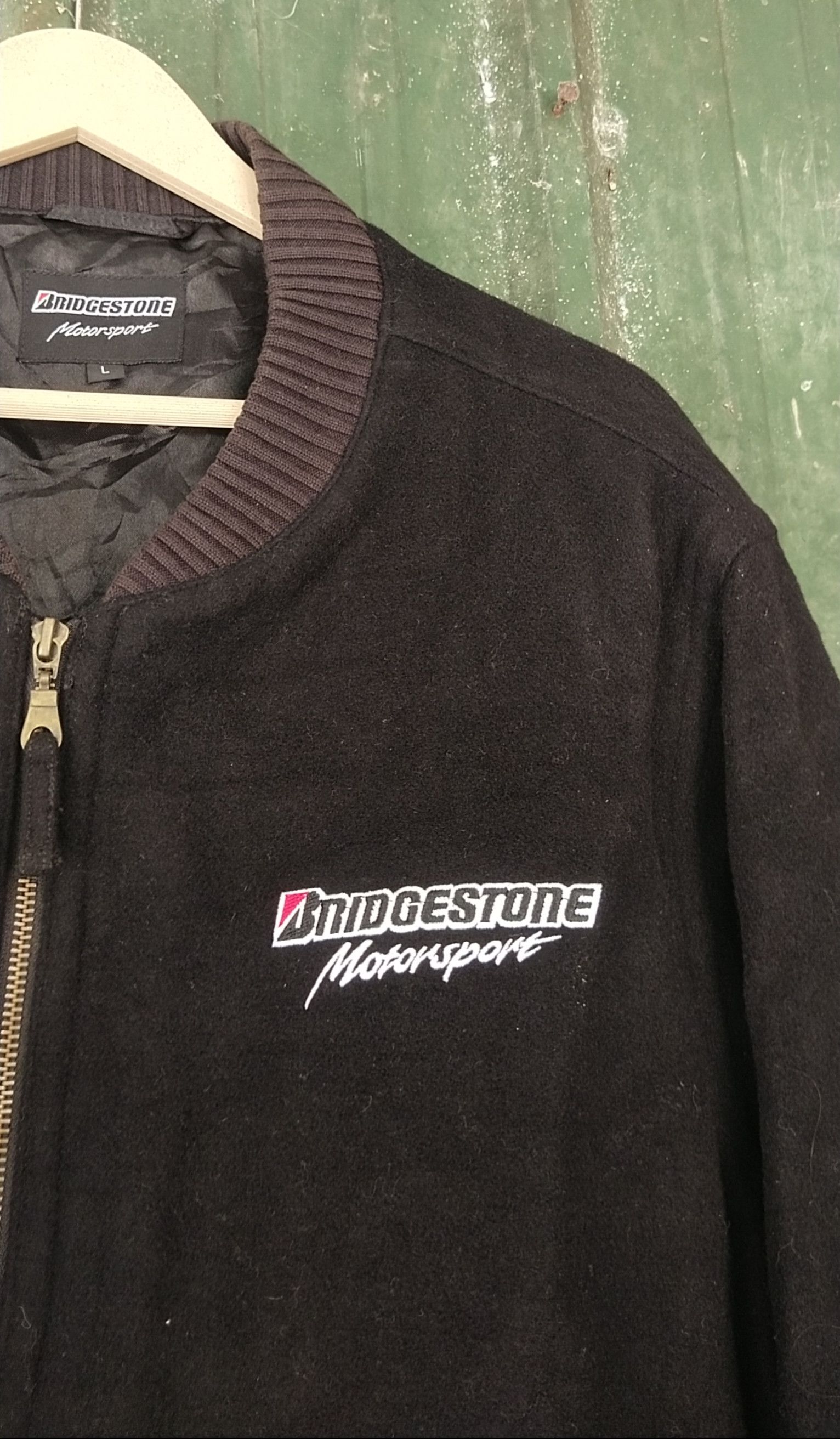 NASCAR Final Drop Bridgestone Wool Jacket L Size US L / EU 52-54 / 3 - 5 Thumbnail