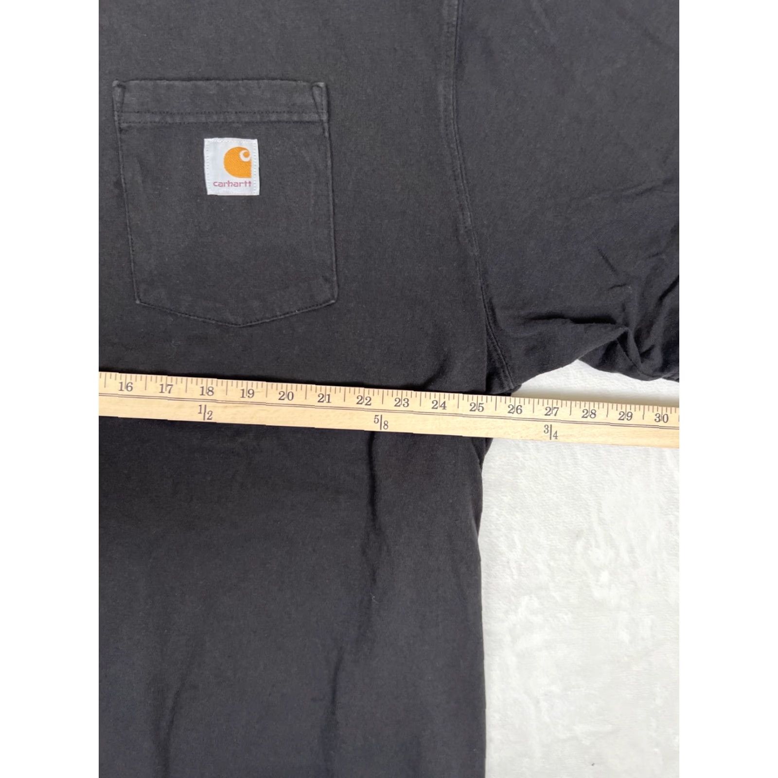 Carhartt VINTAGE Carhartt Pocket Tee T-Shirt 2XL Loose Fit Work Wear Mens Black 90s Grunge Classic K87 Size US XXL / EU 58 / 5 - 4 Thumbnail