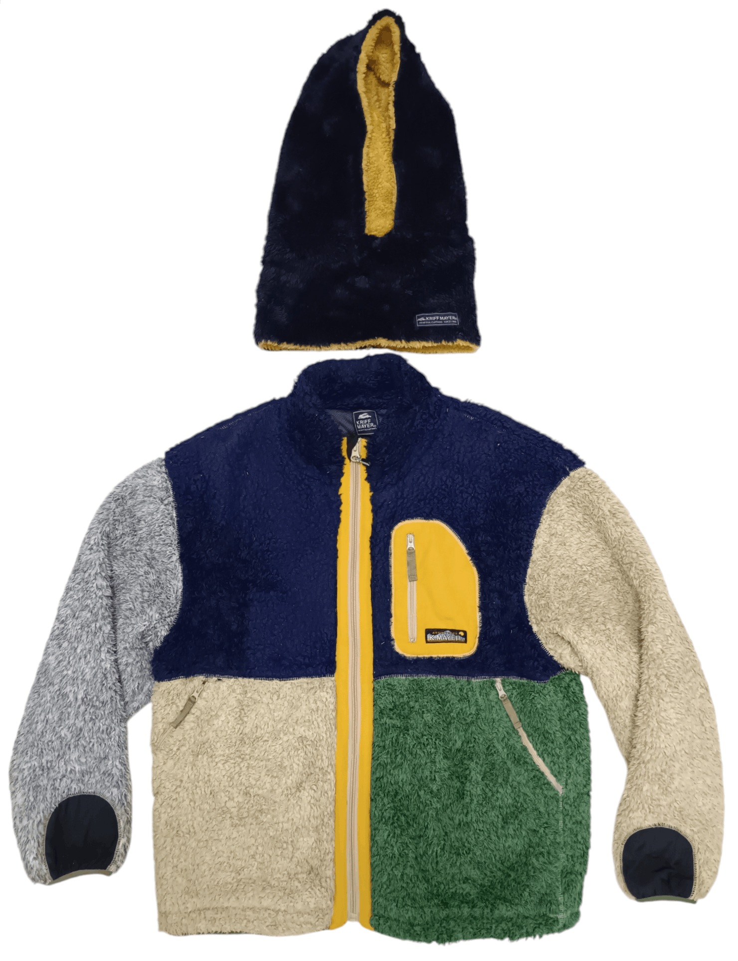 Japanese Brand Vintage Fleece Jacket Kriff Mayer Adventures Size US L / EU 52-54 / 3 - 2 Thumbnail