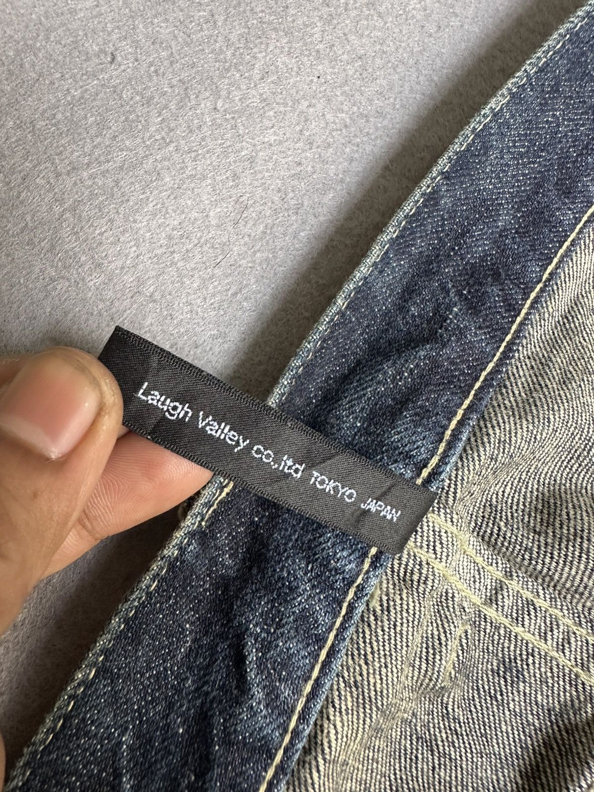 Japanese Brand Glamb Tokyo Japan Distressed Denim Size US 31 - 22 Thumbnail