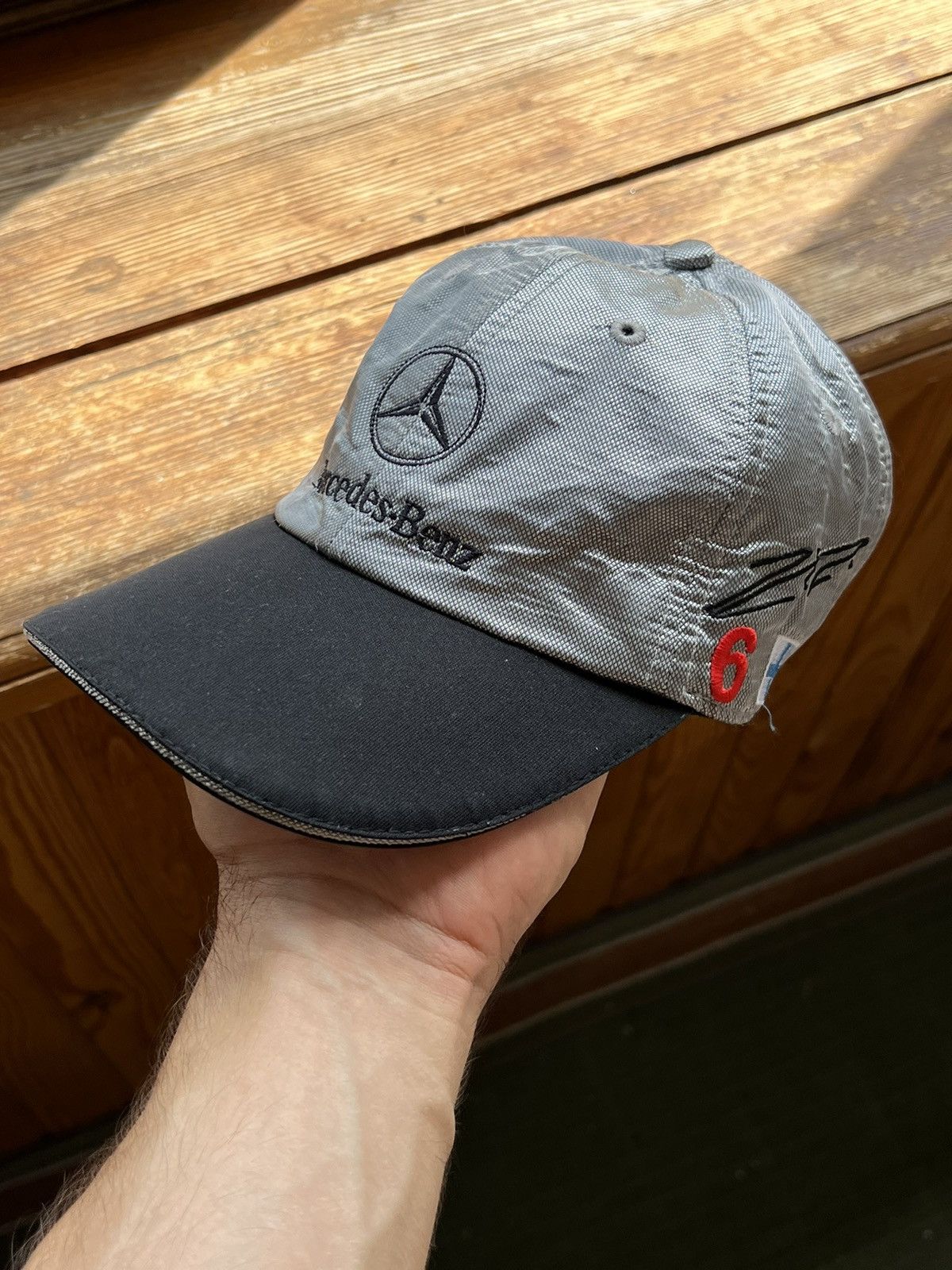 Mercedes-Benz Mercedes Benz vintage silver cap Size ONE SIZE - 3 Thumbnail