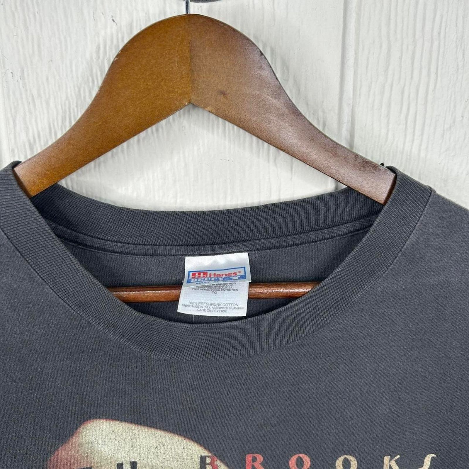 Hanes Vintage Garth Brooks Fresh Horses Concert Tour Tee X-Large Size US XL / EU 56 / 4 - 5 Thumbnail