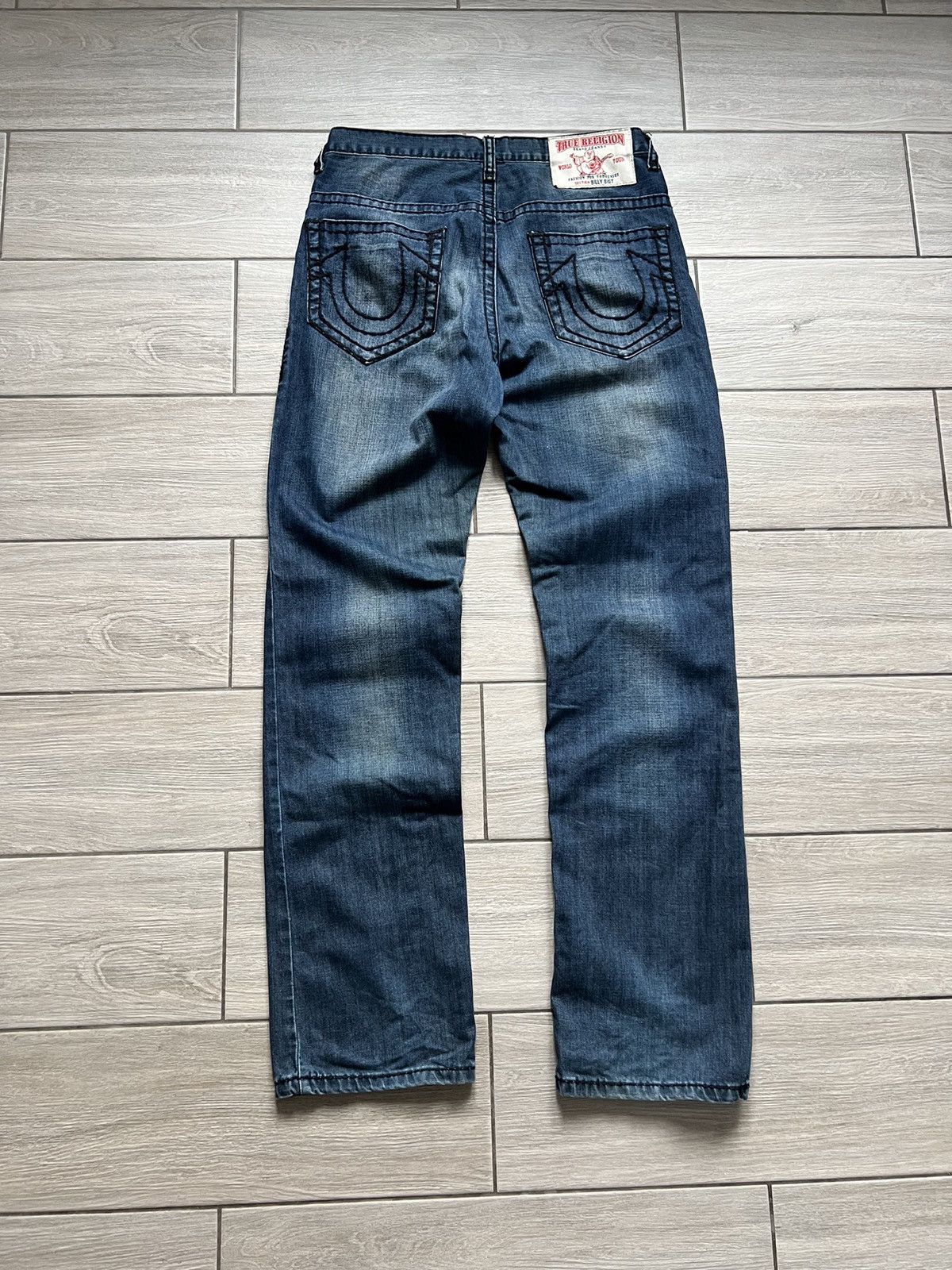 True Religion Vintage Y2K True Religion Baggy Denim Jeans Ricky Size US 34 / EU 50 - 4 Thumbnail