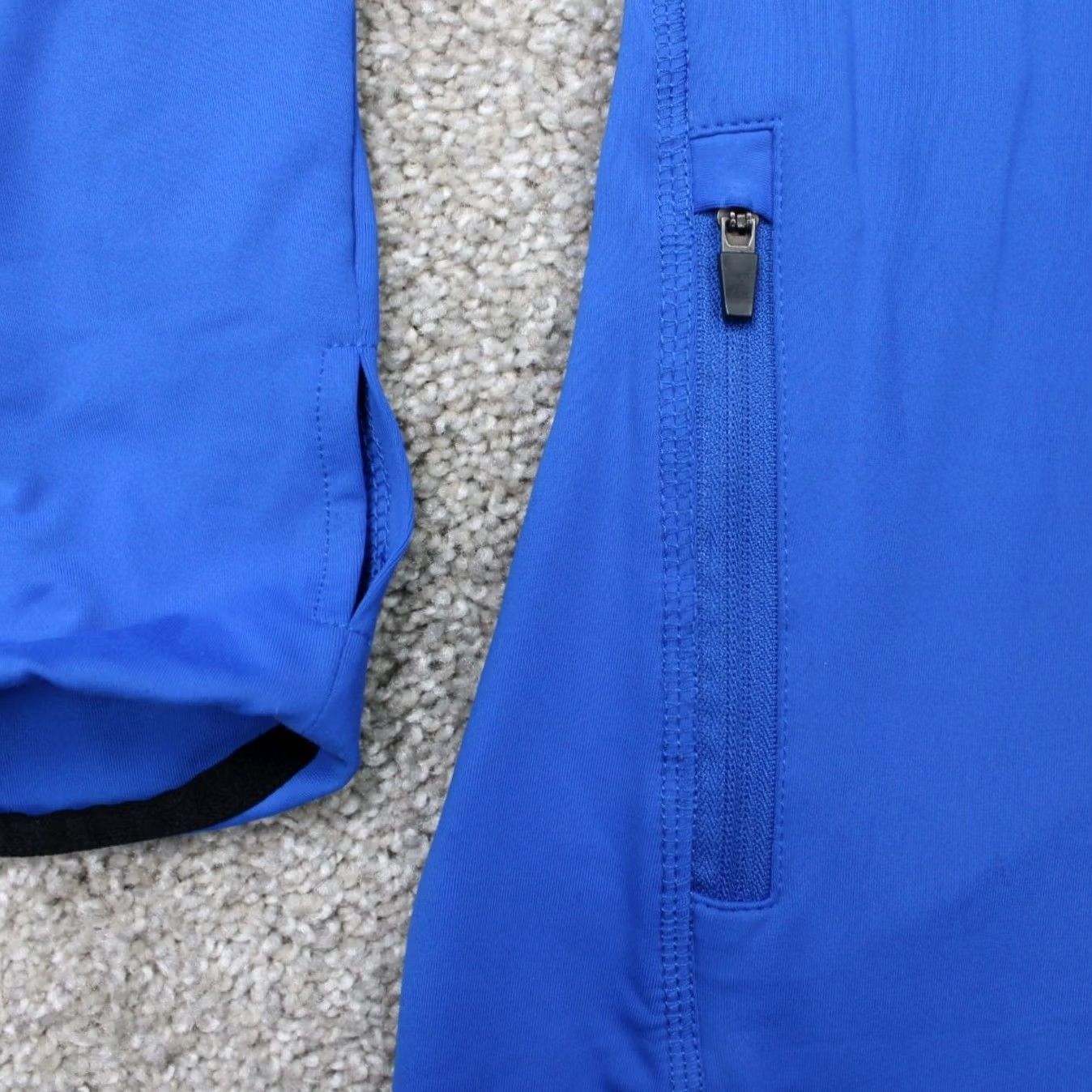 Vintage Veil Spark Sweatshirt Mens 2XL XXL Royal Blue 1/2 Zip Performance Athletic L/S Size US XXL / EU 58 / 5 - 7 Thumbnail