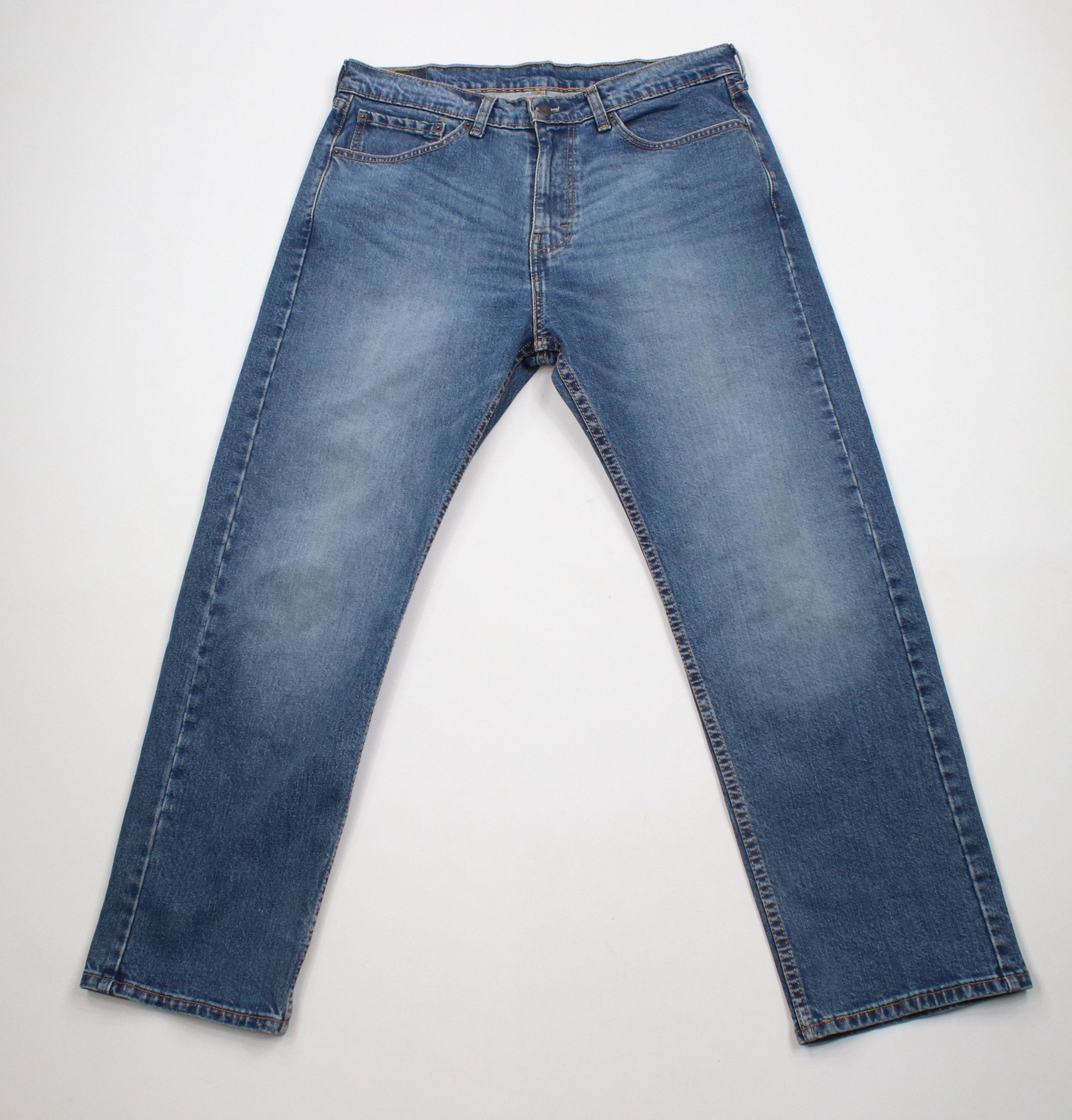 Levi's × Vintage Vintage Y2K Levis 505 Stretch Regular Fit Denim Jeans Blue Size US 34 / EU 50 - 1 Thumbnail