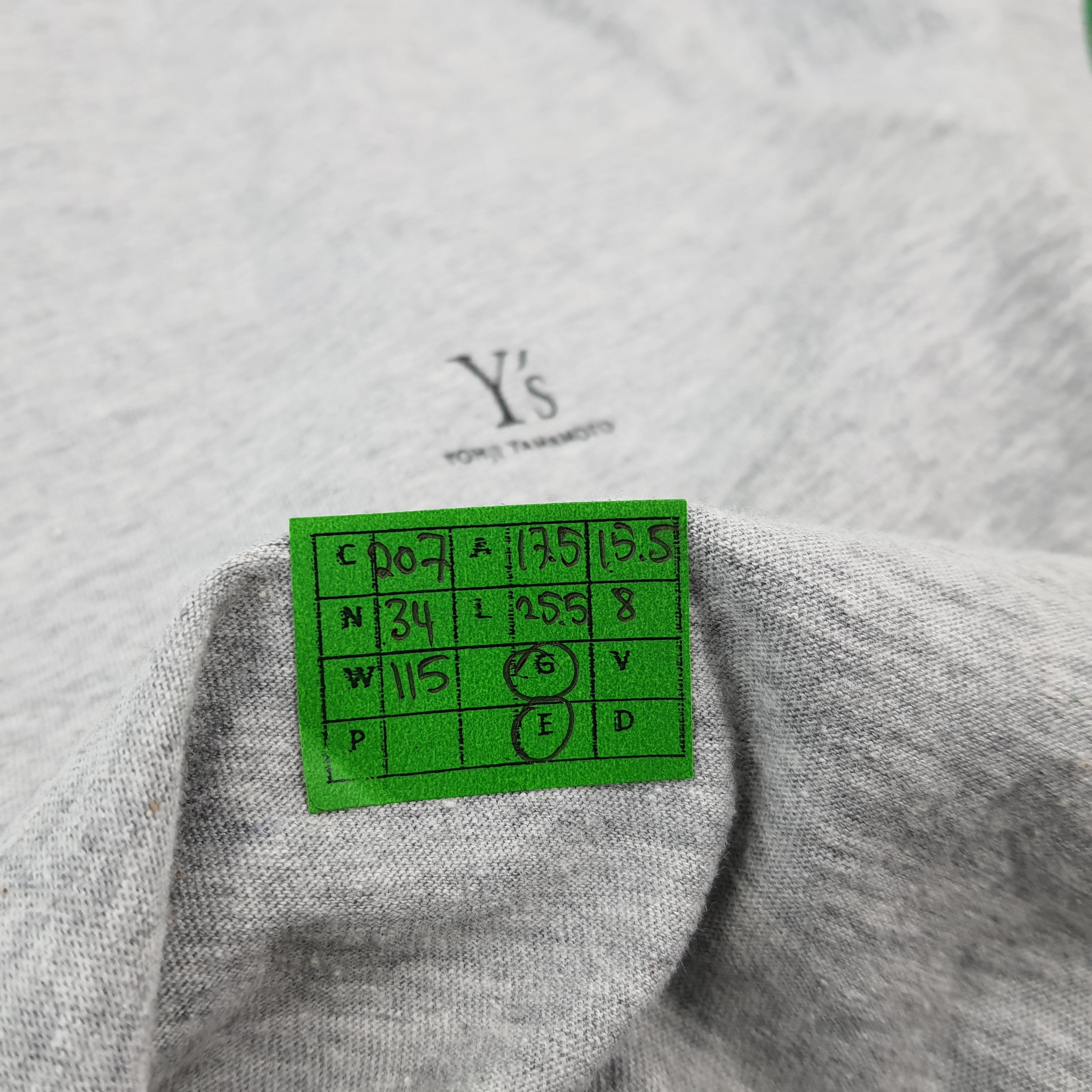 Vintage × Y's × Yohji Yamamoto Vintage Y's Yohji Yamamoto Japan Luxury Brand Tshirt Size US S / EU 44-46 / 1 - 9 Thumbnail