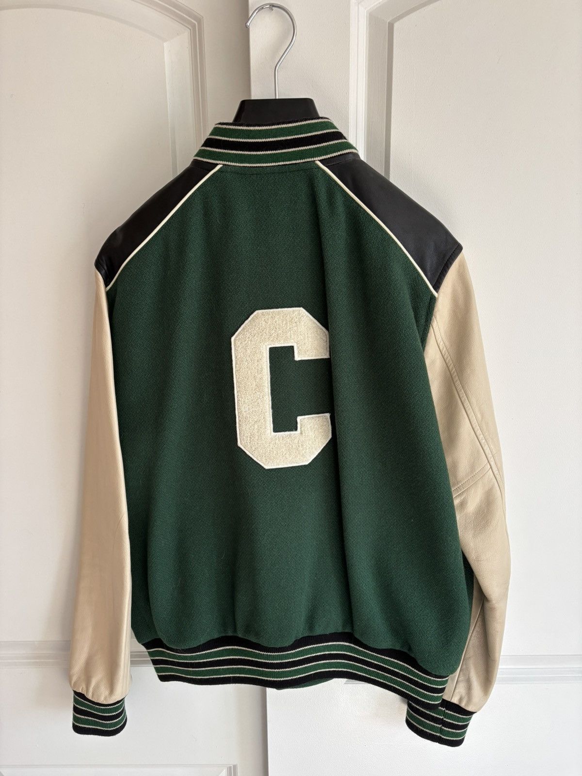 Celine Celine SS21 Green Varsity Jacket Size US S / EU 44-46 / 1 - 3 Thumbnail