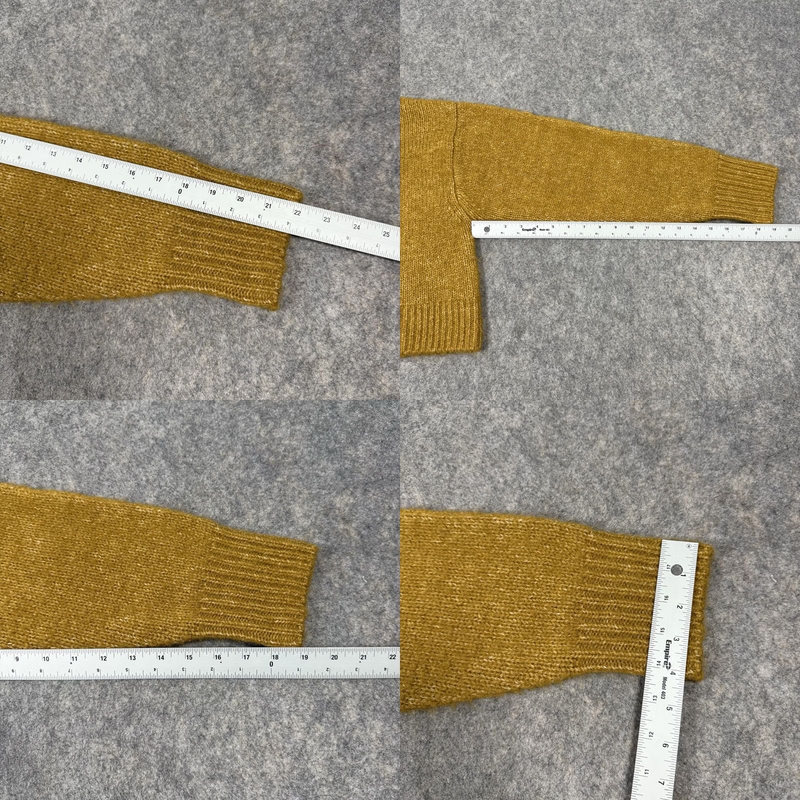 H&M H&M Cropped Crew Long Sleeve Sweater Womens Size M Yellow Size M / US 6-8 / IT 42-44 - 9 Thumbnail