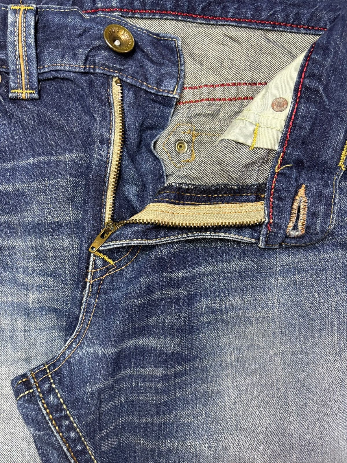 Edwin Exclusive Vintage Edwin Faded Wash Jeans Size US 30 / EU 46 - 9 Thumbnail