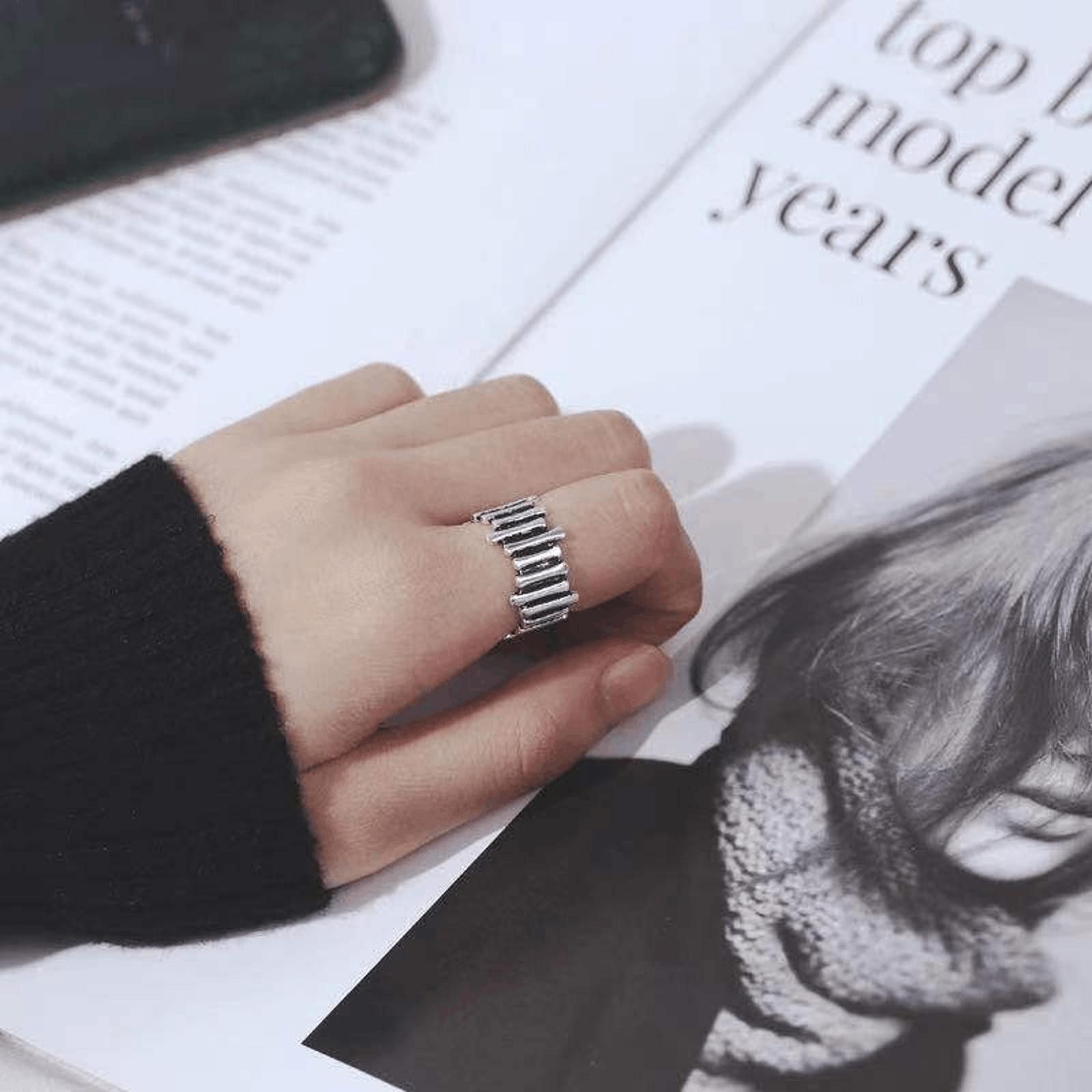 Jewelry Stainless Steel Ring Size ONE SIZE - 1 Thumbnail