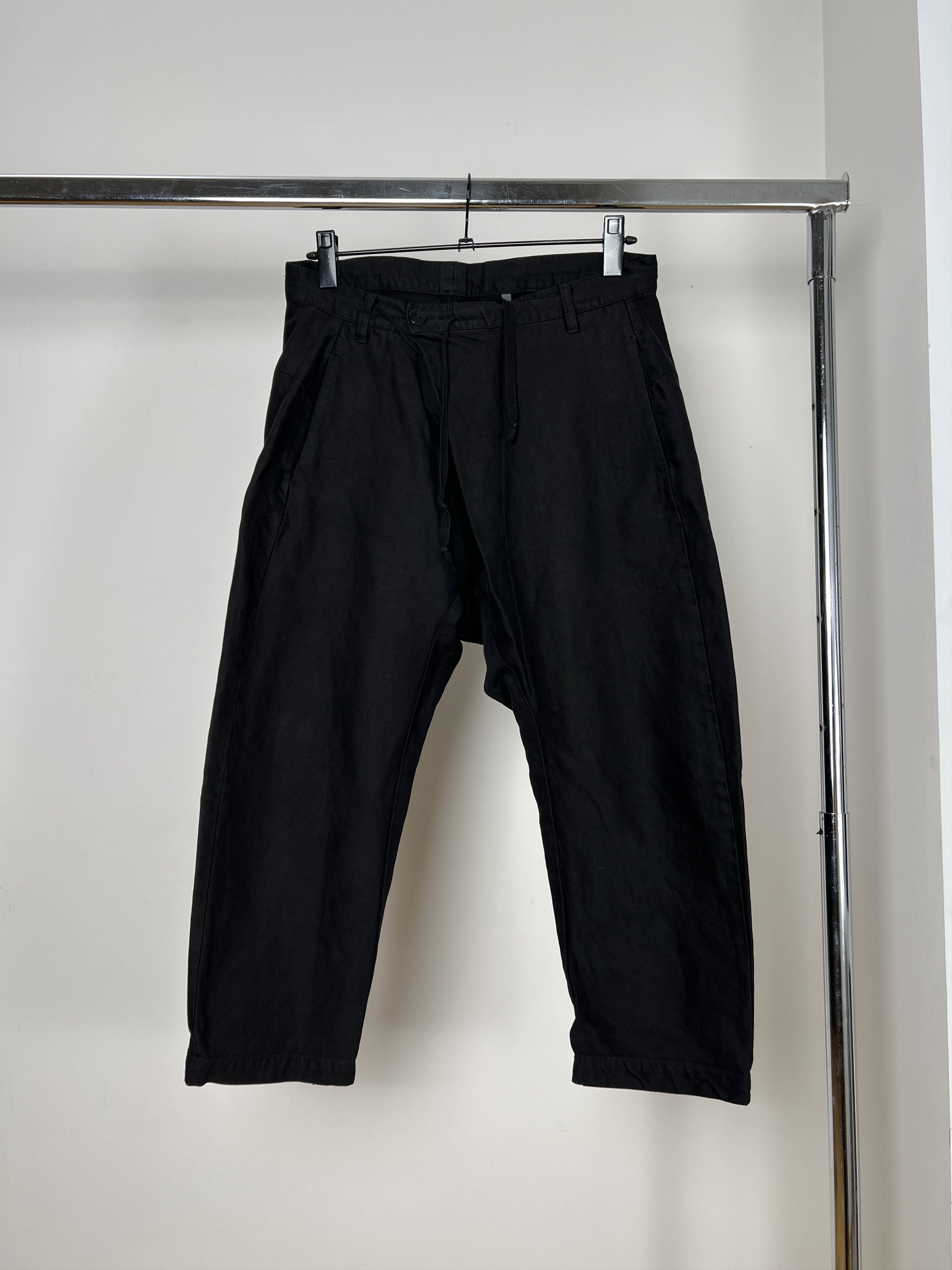 Kazuyuki Kumagai Attachment Kazuyuki Kumagai Attachment Cropped Abstract Pants Size US 31 - 5 Thumbnail