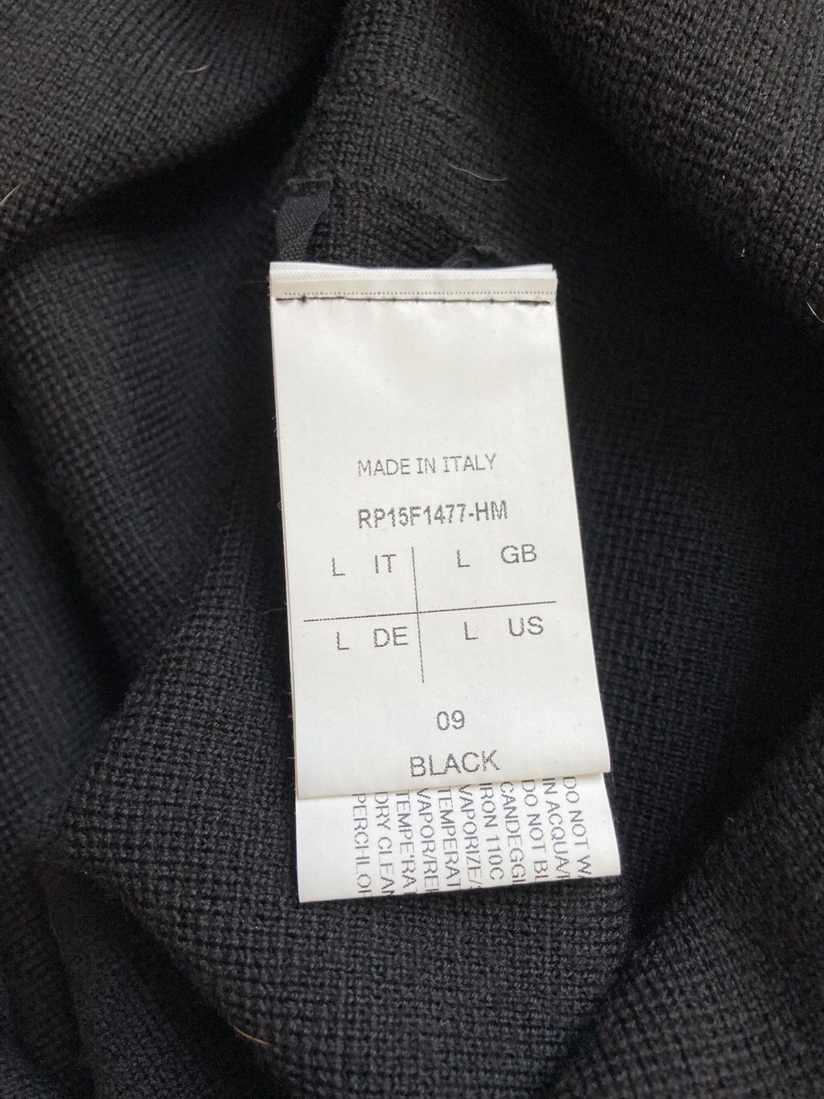 Rick Owens F/W 15 „SPHINX“ Long Turtleneck Wool Knit Rick Owens M Size US L / EU 52-54 / 3 - 14 Thumbnail