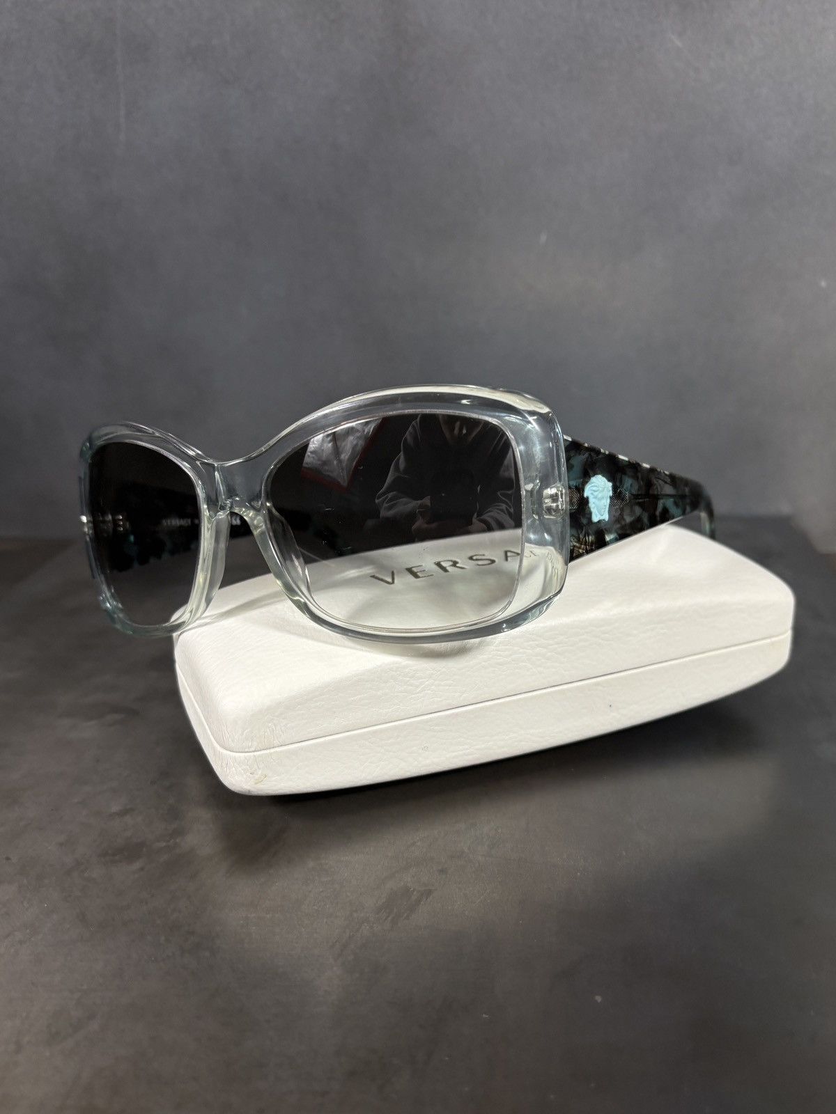 Versace Versace Sunglasses Mod 4235 Medusa Biggie Oversized Blue Size ONE SIZE - 2 Thumbnail