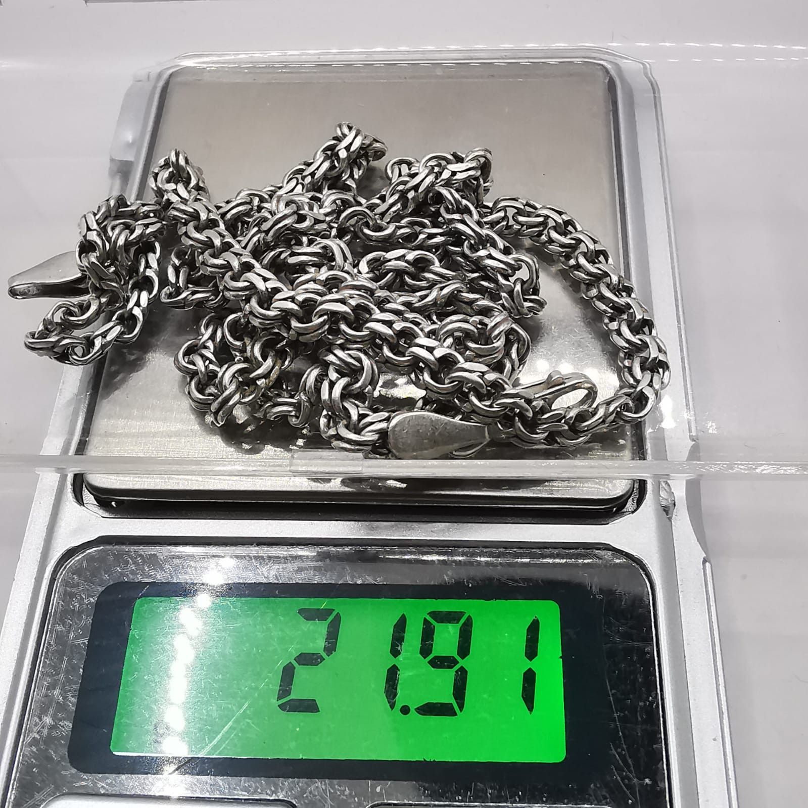 Vintage Vintage Jewelry Chain, 925 Sterling Silver, Signed 21.91g Size ONE SIZE - 6 Thumbnail