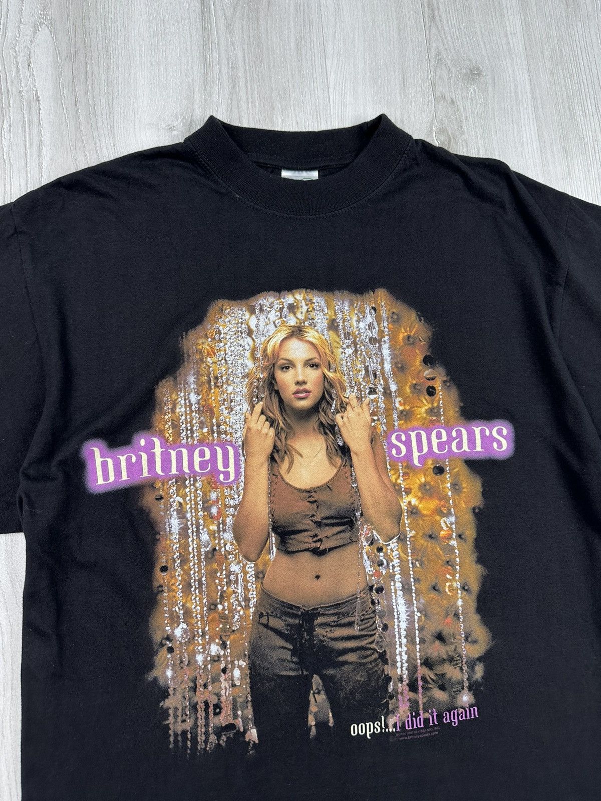 Band Tees Vintage 2000 Britney Spears Oops (Ariana Grande Lady Gaga) Size US L / EU 52-54 / 3 - 2 Thumbnail
