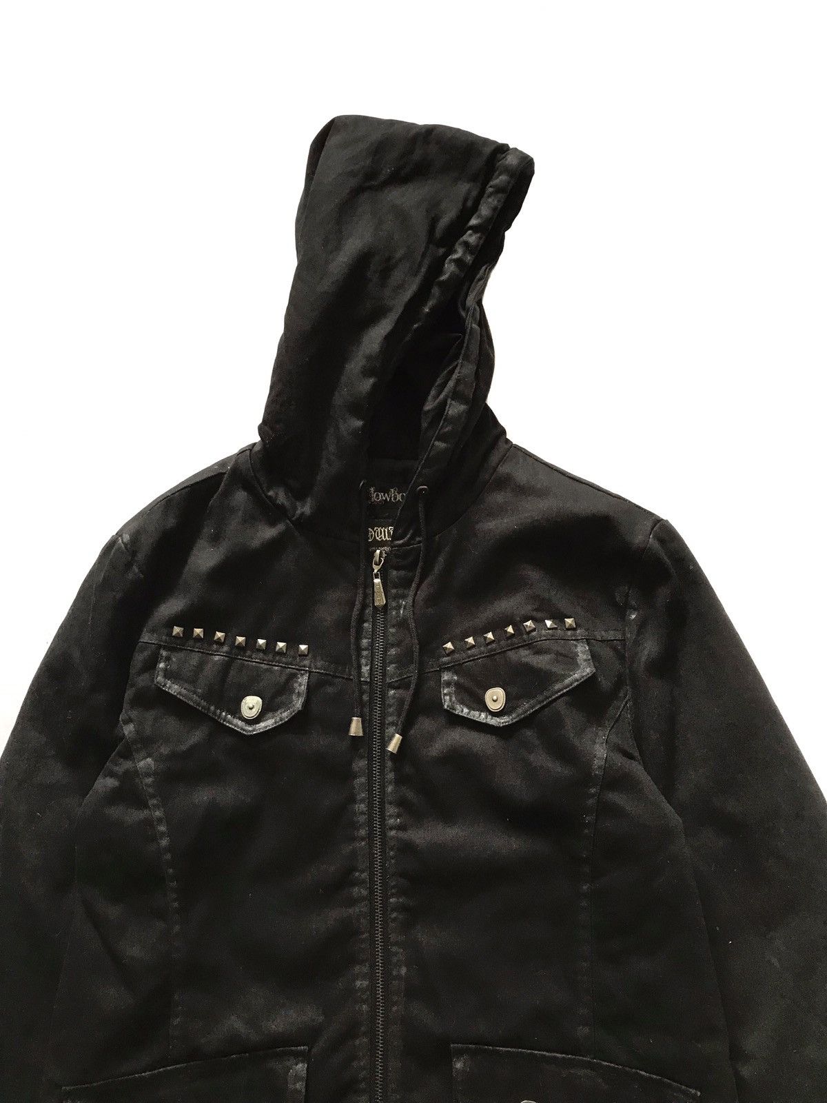 14th Addiction × If Six Was Nine × LOWBOX JAPANESE BRAND LOWBOX HOODIE WAXED ZIP UP Size US M / EU 48-50 / 2 - 3 Thumbnail