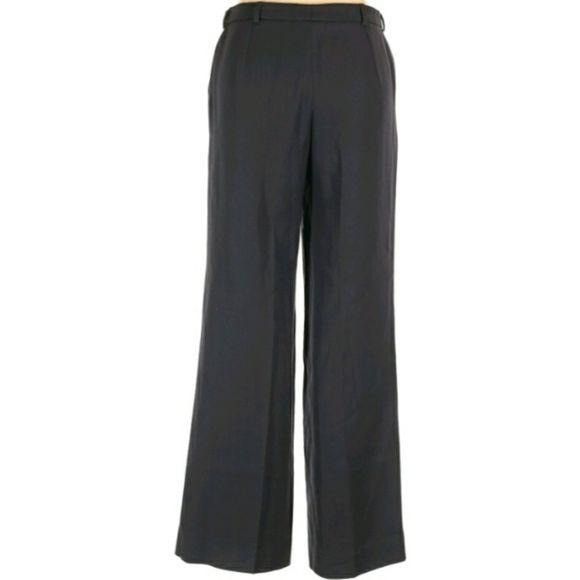 Armani Collezioni Dress Pants 6 Gray Flat Front High-rise St