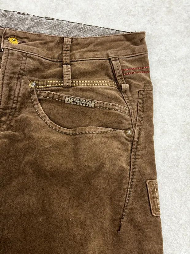 Marithe + Francois Girbaud 2000s Marithé + François Girbaud Brown Signature Pants Size US 32 / EU 48 - 8 Thumbnail