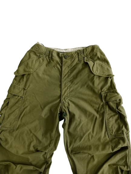 Other Vintage Military Cargo Pants Olive Green Rare Size US 35 - 3 Thumbnail