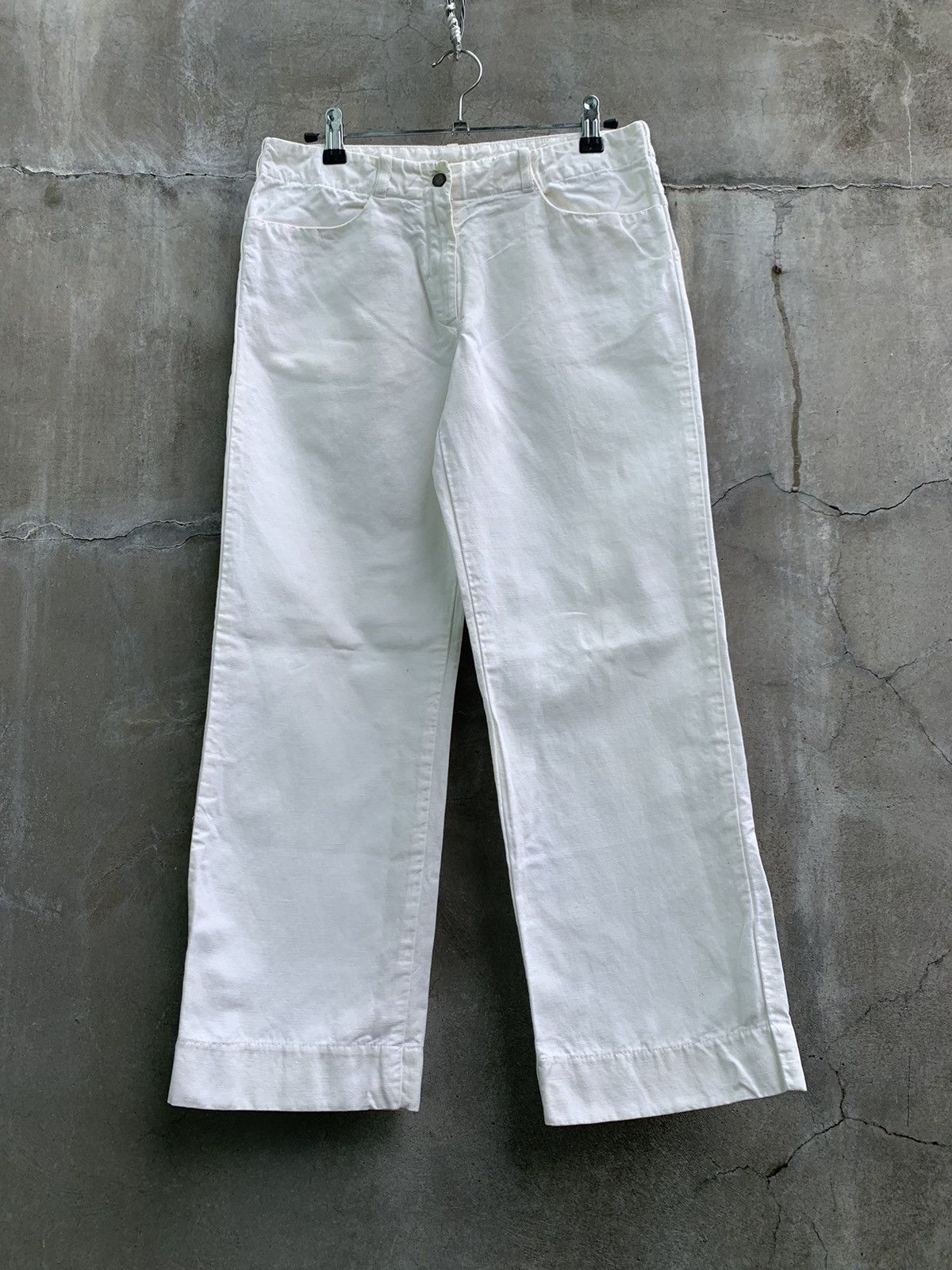 Maison Margiela MM6 Straight Cut Trousers Size 29" - 4 Thumbnail