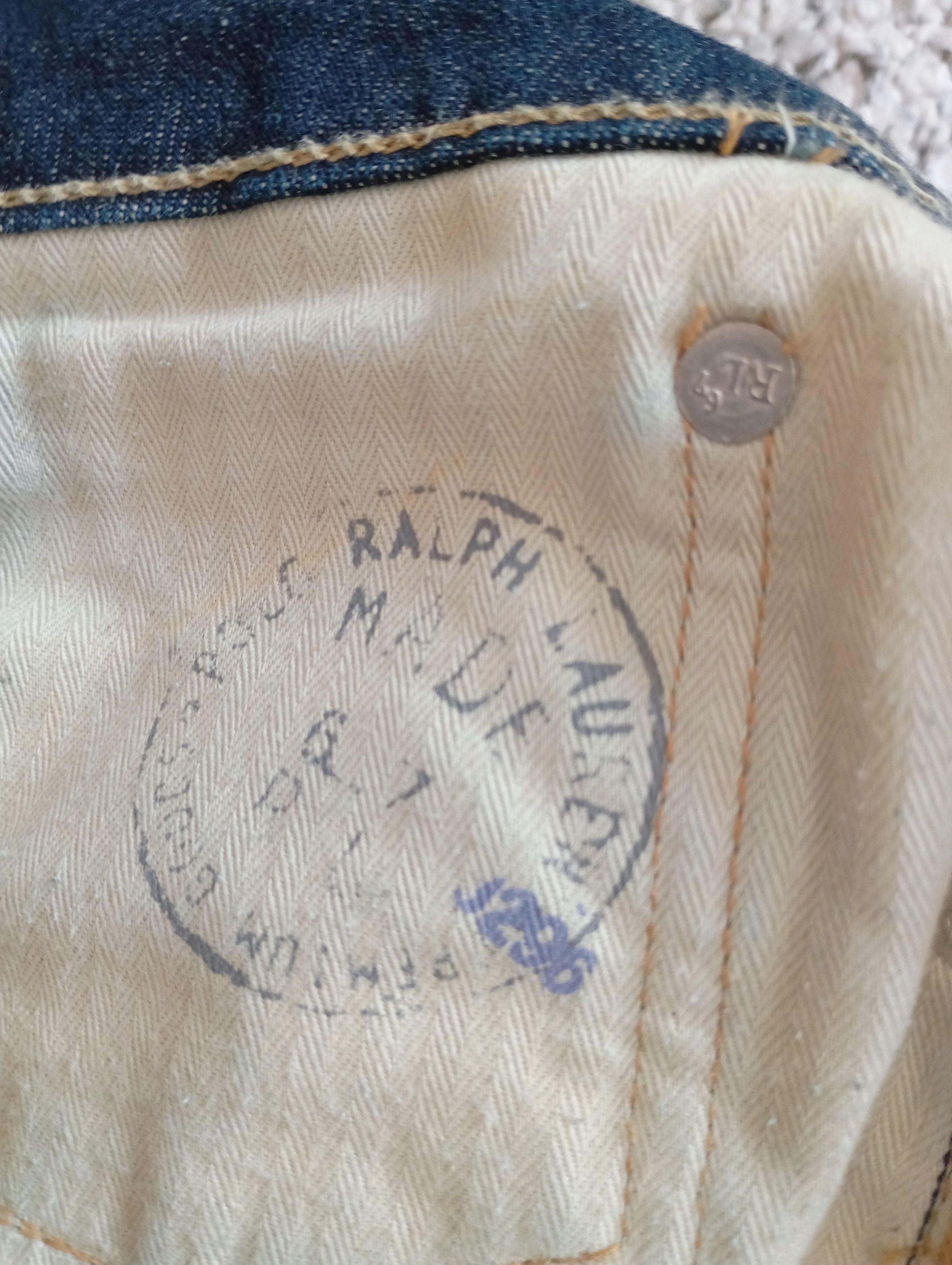 Polo Ralph Lauren × Vintage Polo Ralph Lauren Straight Authentic Dungaree Jeans 36x34 Size US 36 / EU 52 - 15 Thumbnail