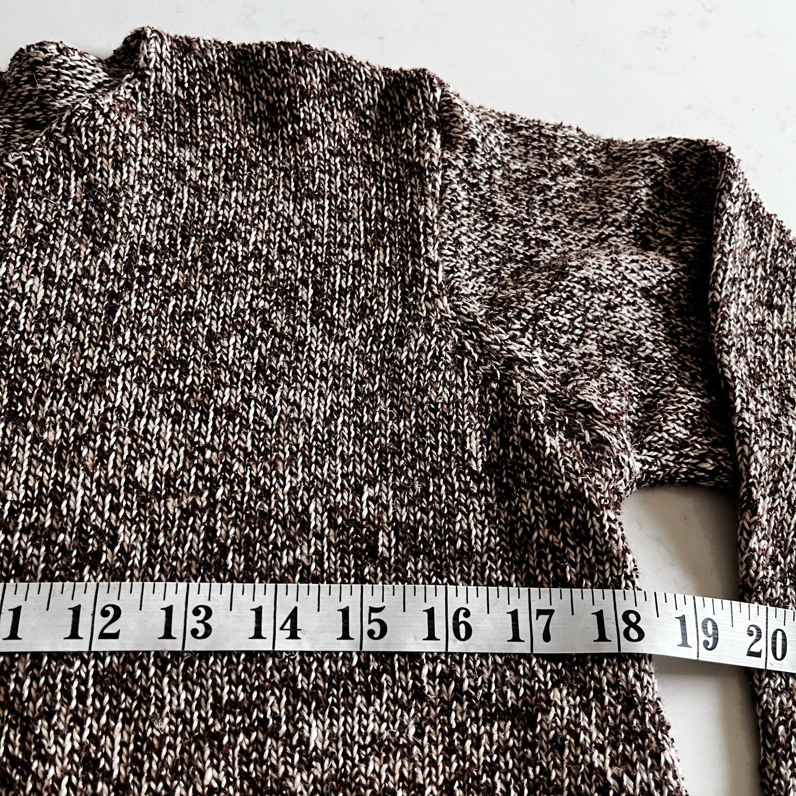 Eileen Fisher Eileen Fisher brown ecru linen blend marled sweater Small Size S / US 4 / IT 40 - 7 Thumbnail