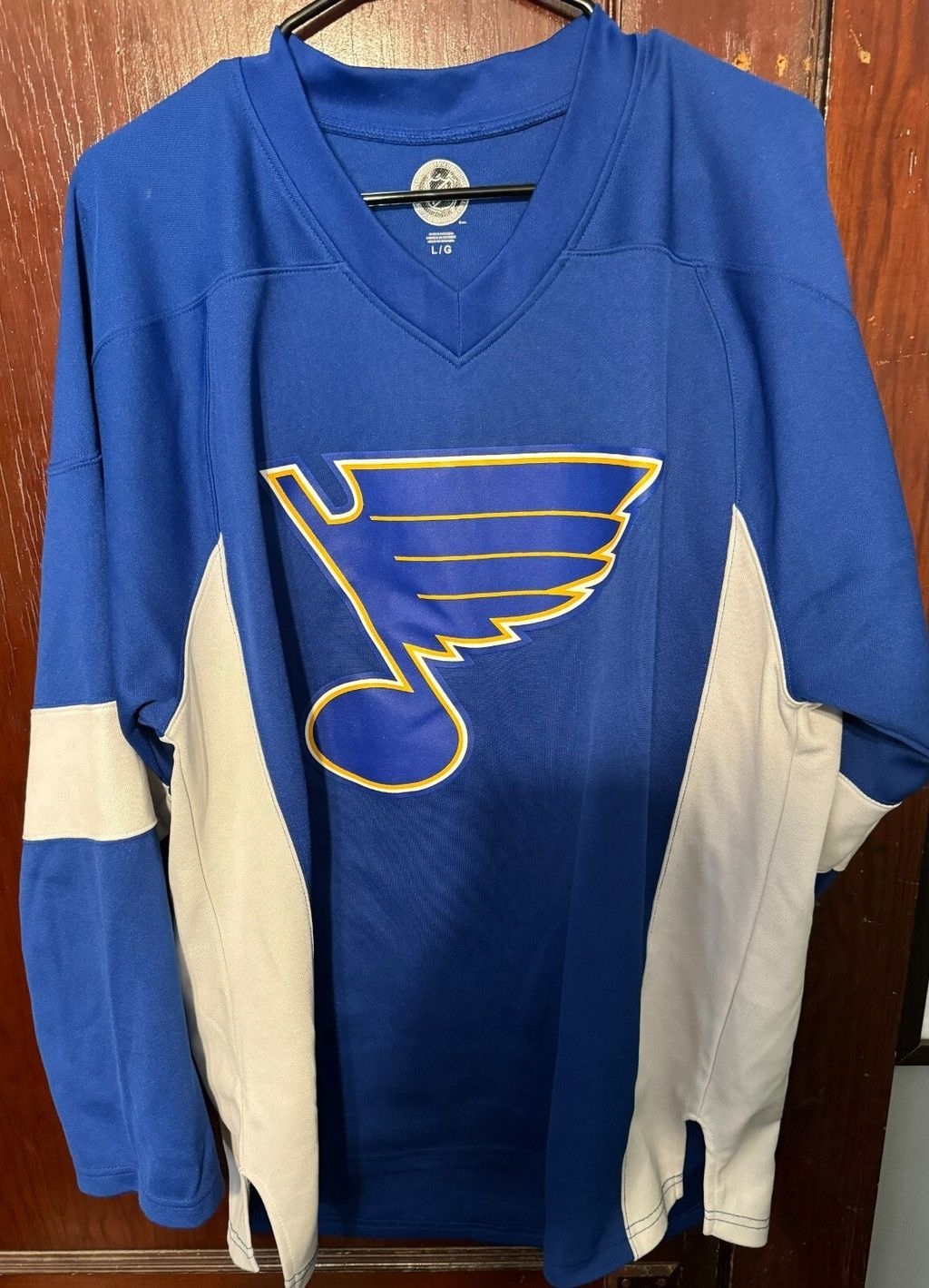 The Unbranded Brand st louis blues jersey men sz L blank back blue Size US L / EU 52-54 / 3 - 1 Thumbnail