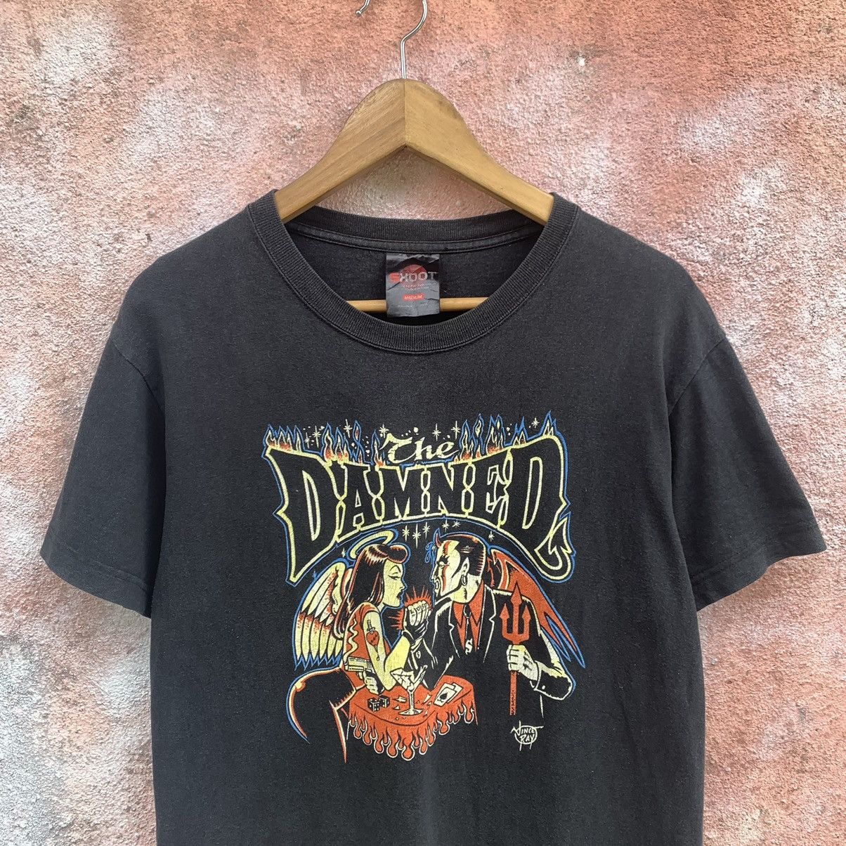 Band Tees Thrashed faded the damned punk band tee Size US M / EU 48-50 / 2 - 2 Thumbnail