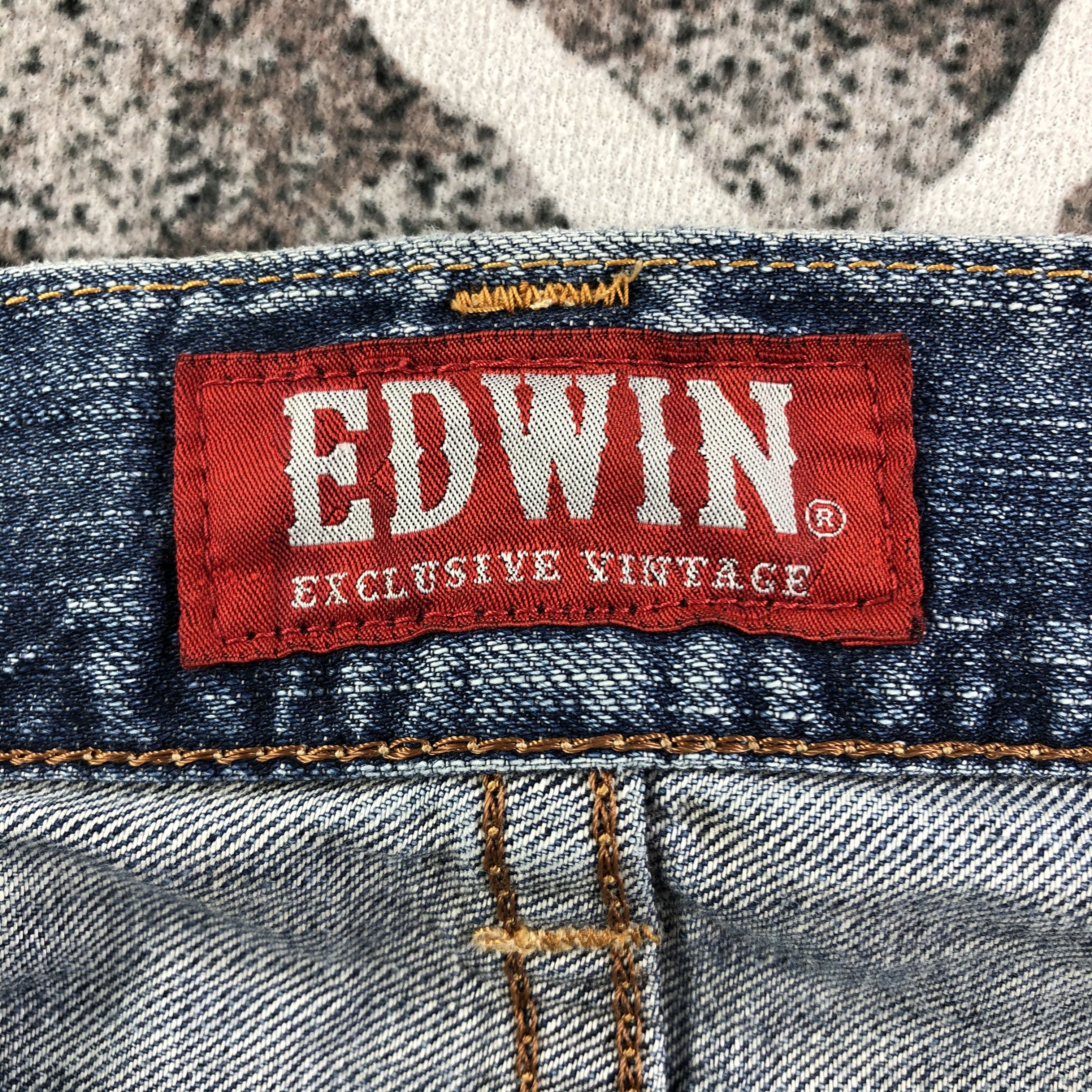 Edwin Edwin XV Jeans Faded Blue Denim KJ1848 Size US 30 / EU 46 - 9 Thumbnail