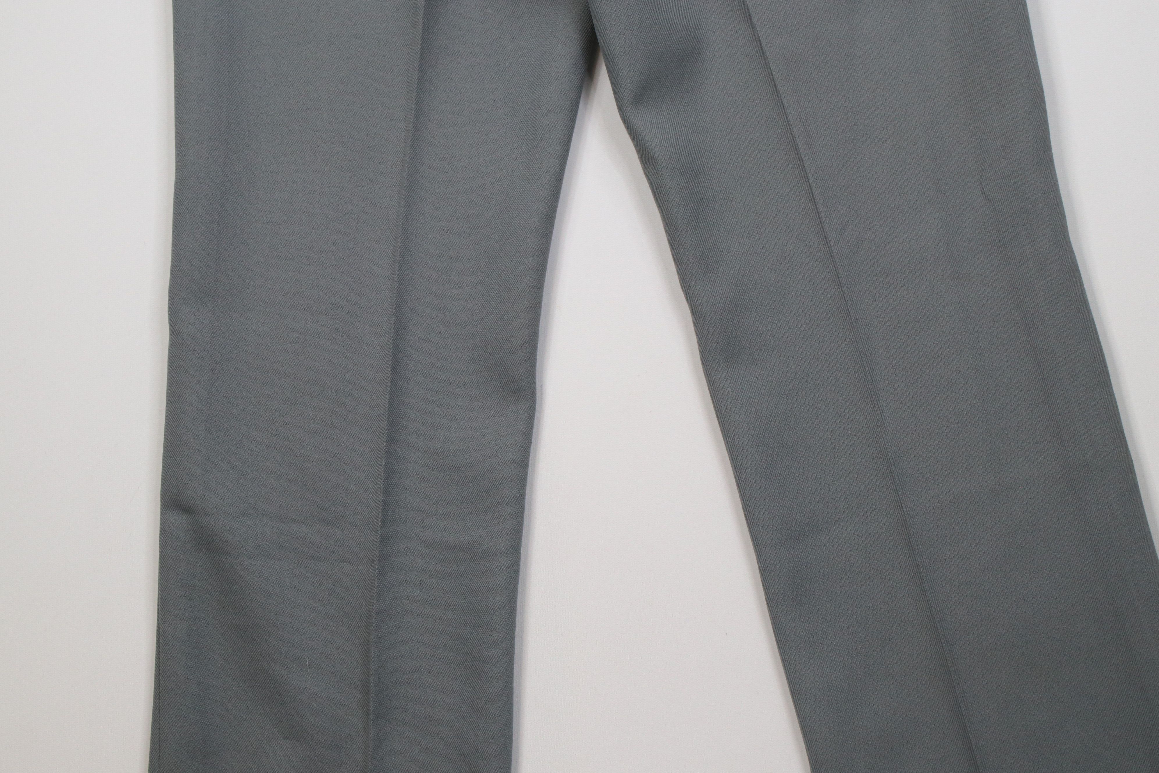 Vintage Vintage 90s Streetwear Knit Flared Wide Leg Chino Pants Gray Size US 32 / EU 48 - 12 Thumbnail