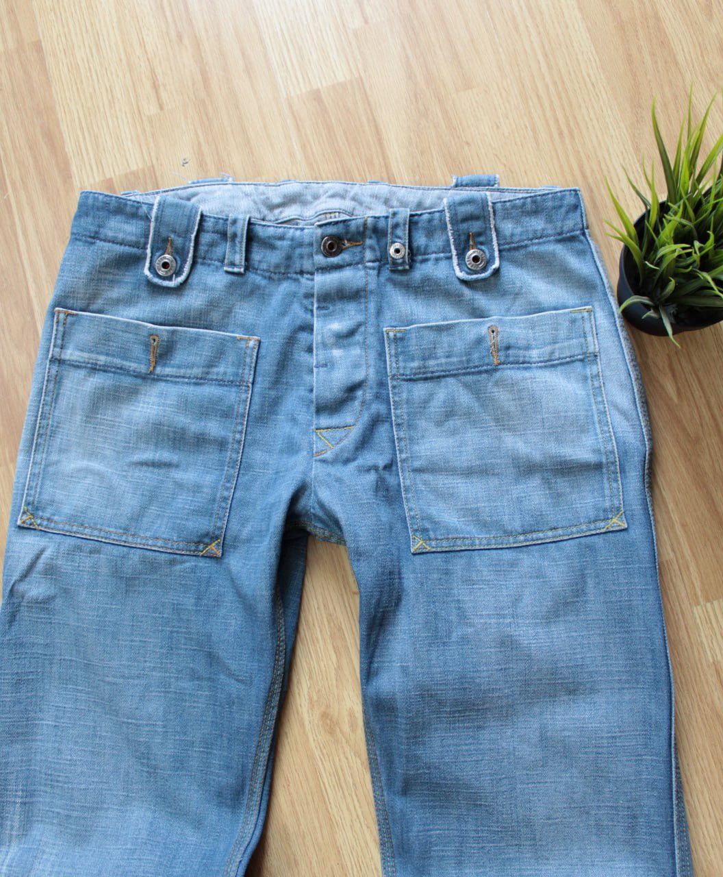 Diesel 🔥 Vintage Diesel Jeans Work Distressed Japanese Pants Denim Size US 30 / EU 46 - 4 Thumbnail