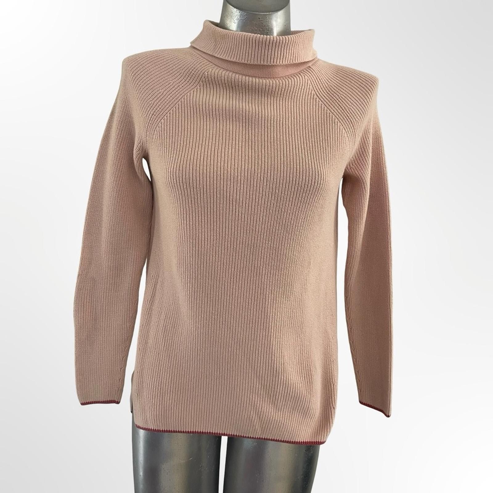 Other Talbots Women's Cowl Neck Sweater - Light Pink Size XS / US 0-2 / IT 36-38 - 1 Thumbnail