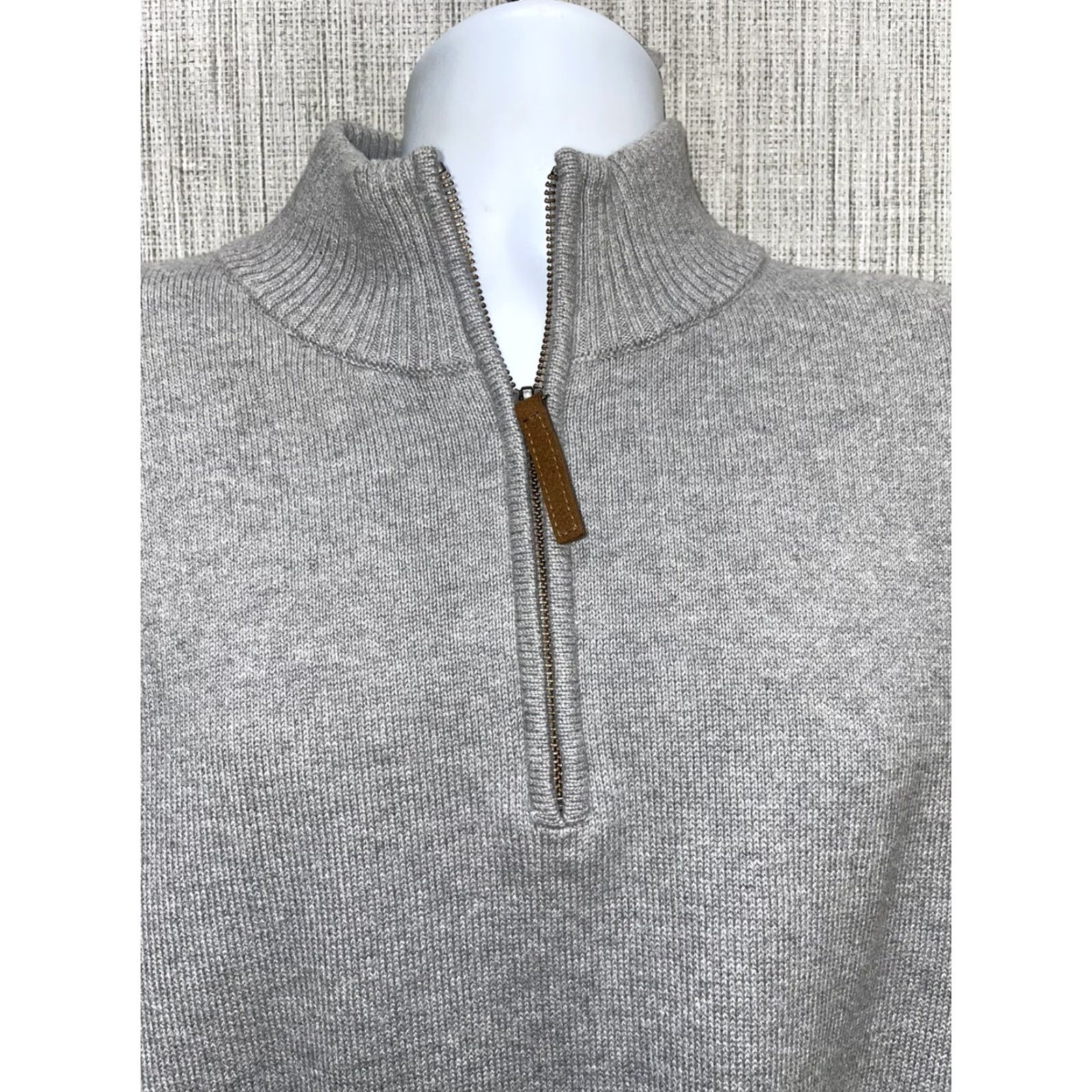 Duluth Trading Company Duluth Trading Company Cotton Blend Grey Half Zip Pullover Mens XL Sweater Zip Gray Pullover Men XL Size US XL / EU 56 / 4 - 2 Thumbnail