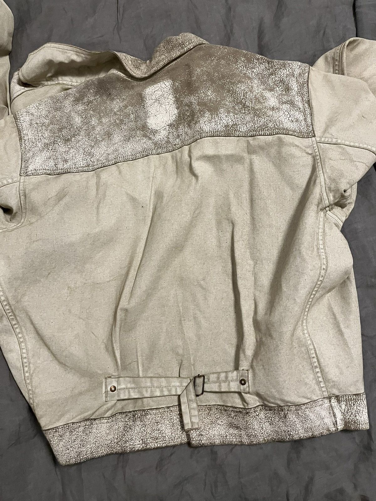 Diesel leather bomber jacket diesel vintage utility workwear washed Size US M / EU 48-50 / 2 - 7 Thumbnail