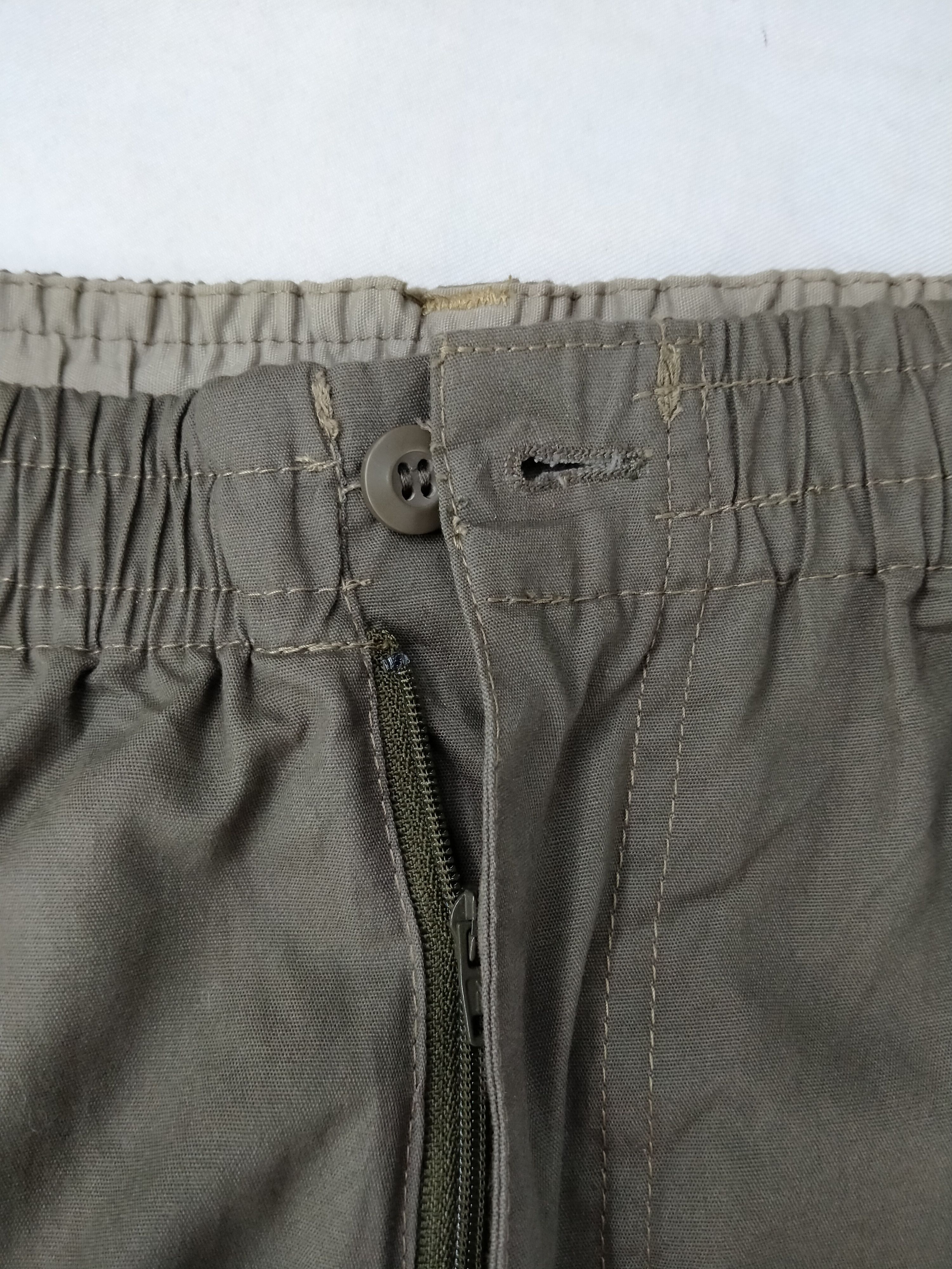 Japanese Brand Elastic/Drawstring Waist Cargo Pants 31x28.5 -CP124 Size US 31 - 5 Thumbnail