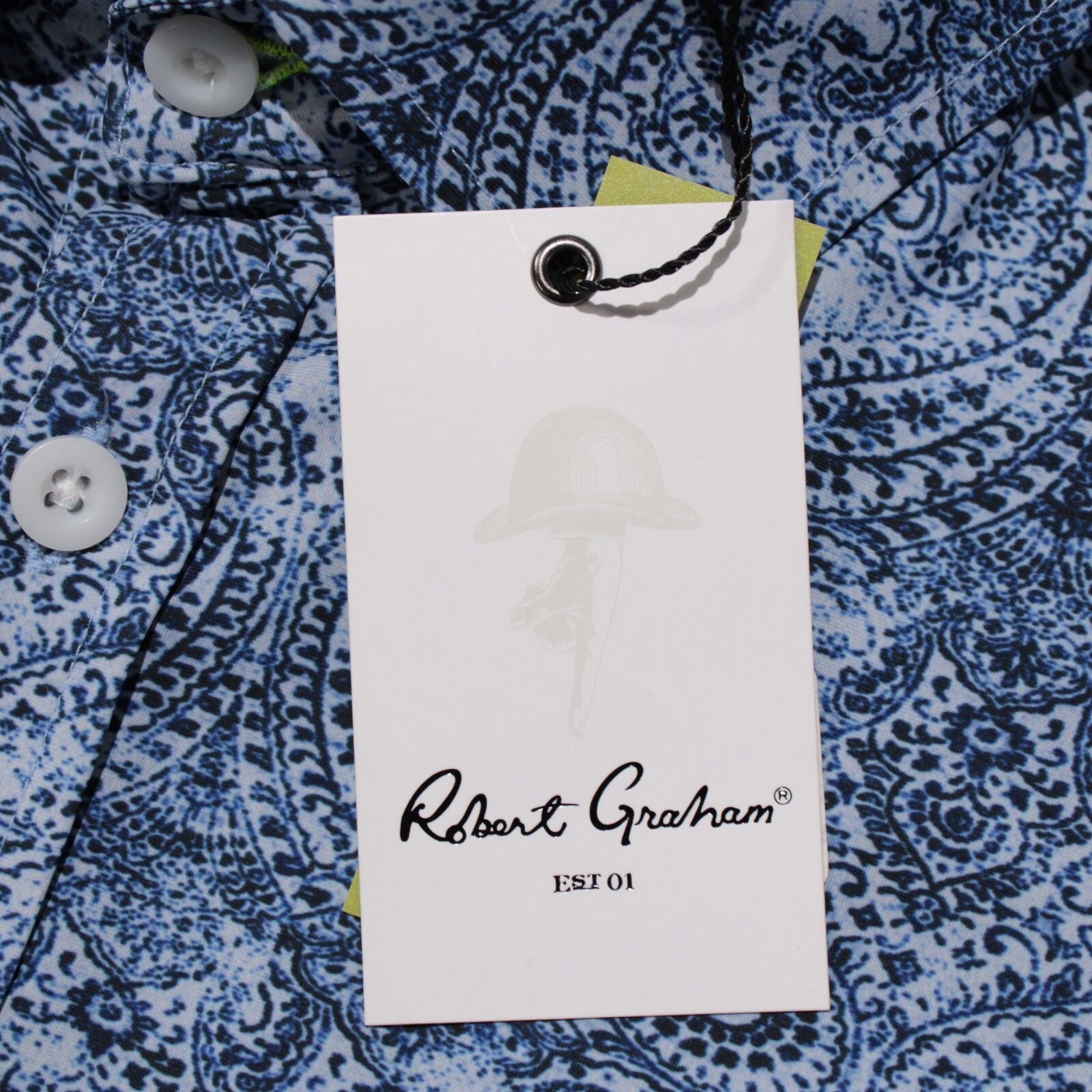 Robert Graham Robert Graham New with tags Shirt Size S US In Blue Size US S / EU 44-46 / 1 - 2 Thumbnail