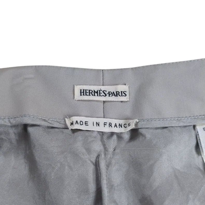 Hermes Hermes Gray wool trousers Size 42" / US 20 - 7 Thumbnail