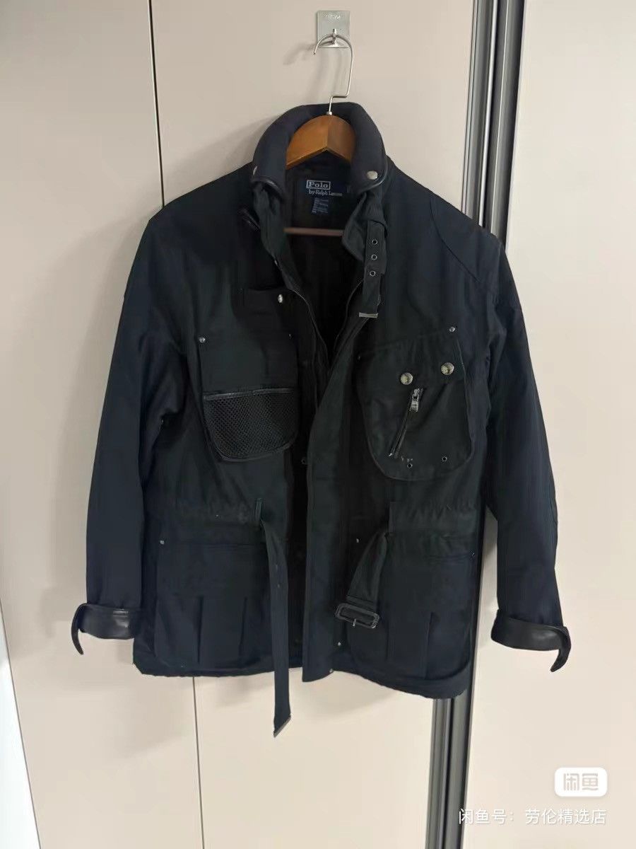 Polo Ralph Lauren Polo ralph Lauren leather panel parka coat moto jacket Size US L / EU 52-54 / 3 - 1 Thumbnail