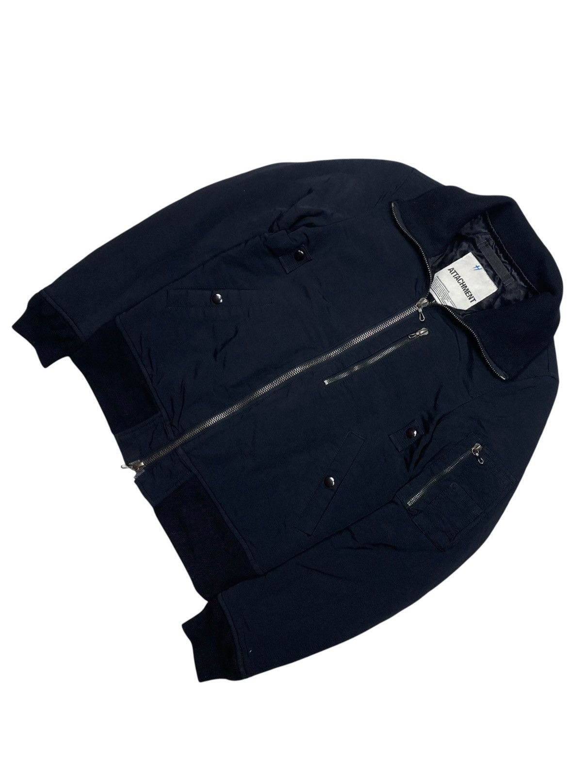 Attachment 2000s Attachment - Riri Zips Bomber Work Jacket Size US M / EU 48-50 / 2 - 11 Thumbnail