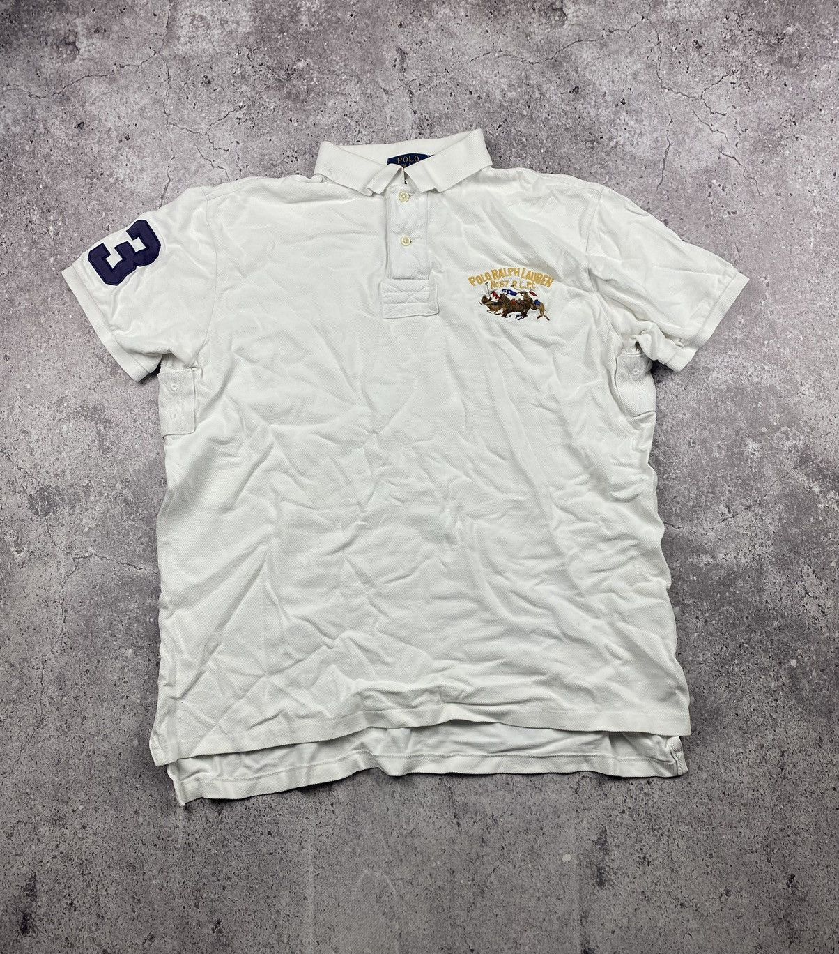 Polo Ralph Lauren × Ralph Lauren × Vintage Polo Ralph Lauren New York NY Cheef Keef polo Japan Y2K Size US L / EU 52-54 / 3 - 1 Thumbnail