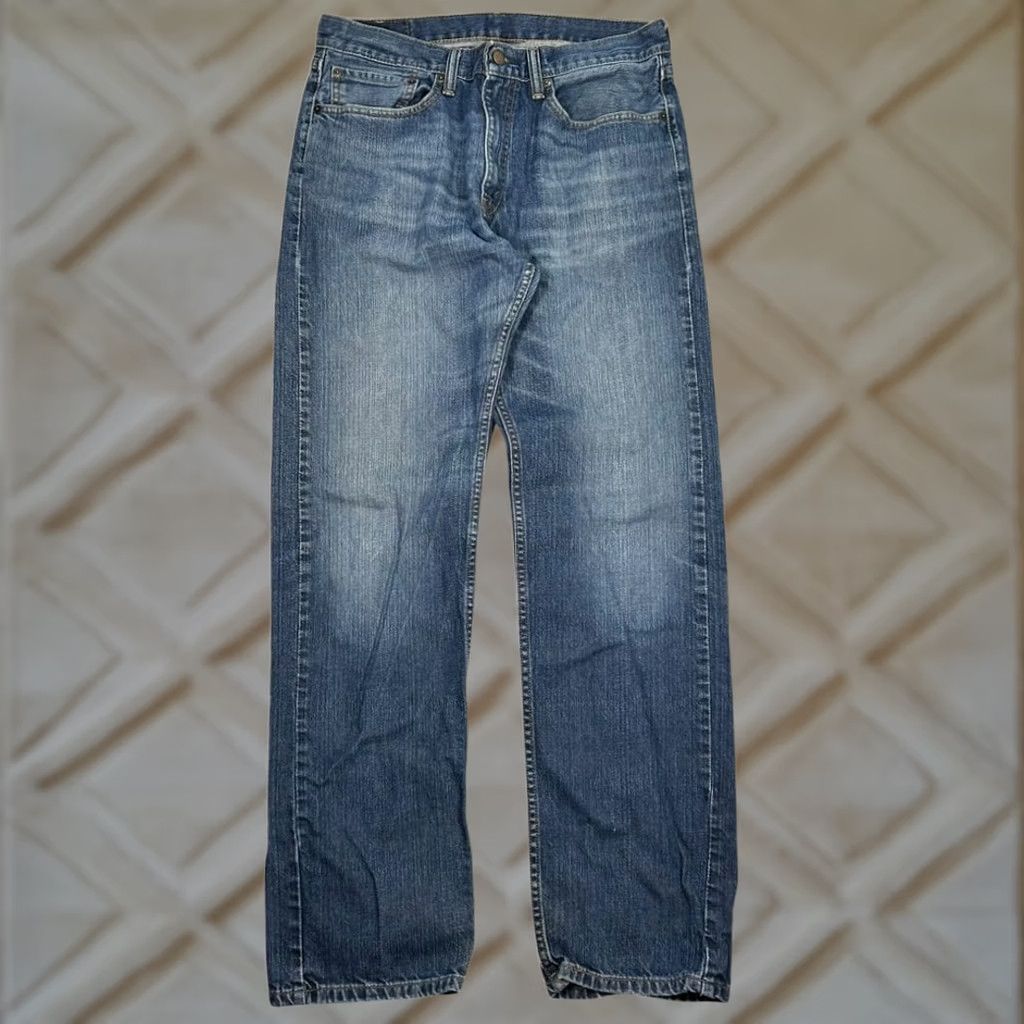 Levi's VINTAGE Levi's 505 Straight Jeans Denim Medium Wash Men 34x34 Blue Straight Men Jeans Size US 34 / EU 50 - 1 Thumbnail