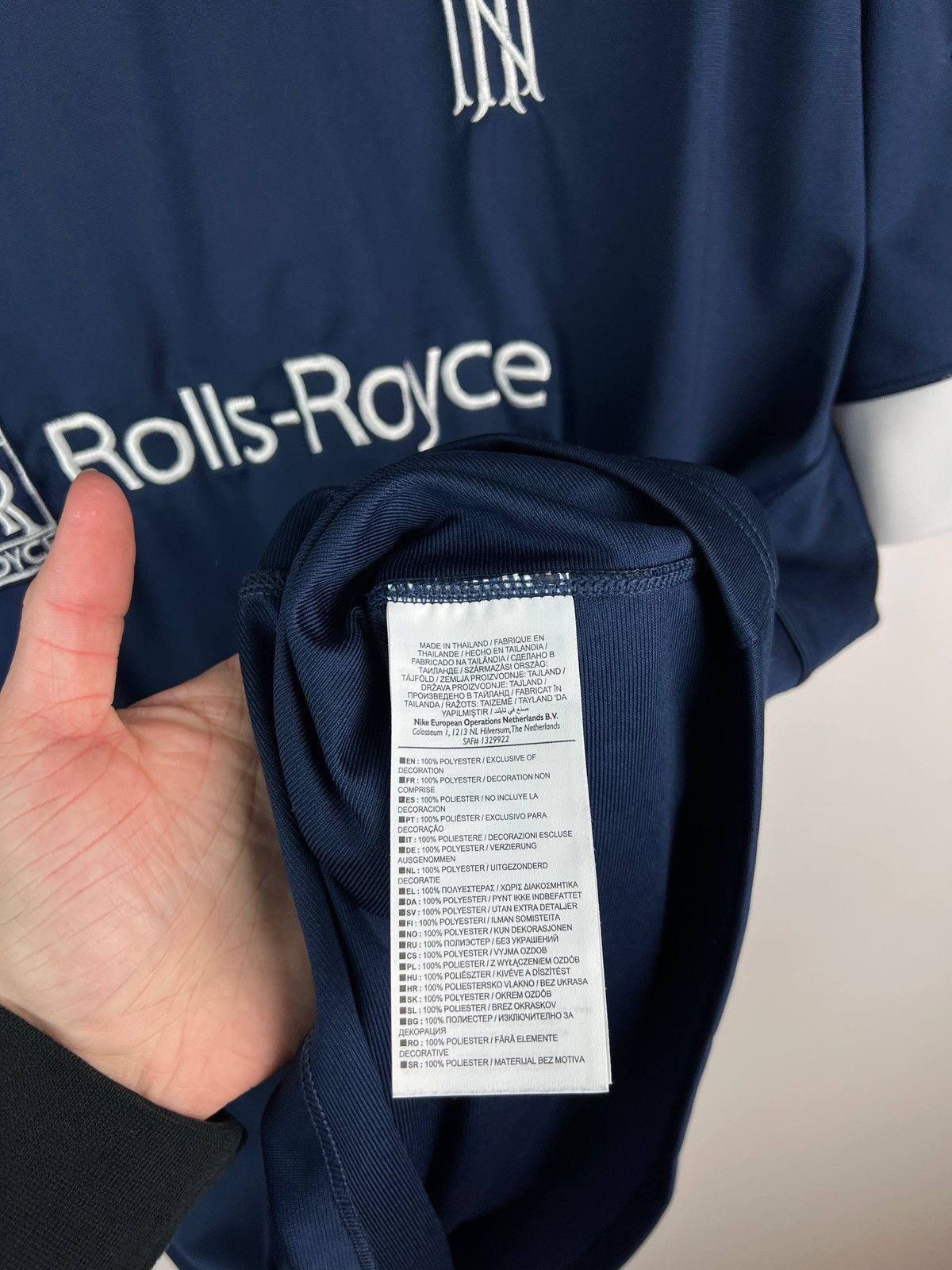 Nike Royal Navy Nike 2013 Rolls Royce jersey size XXL Size US XXL / EU 58 / 5 - 6 Thumbnail