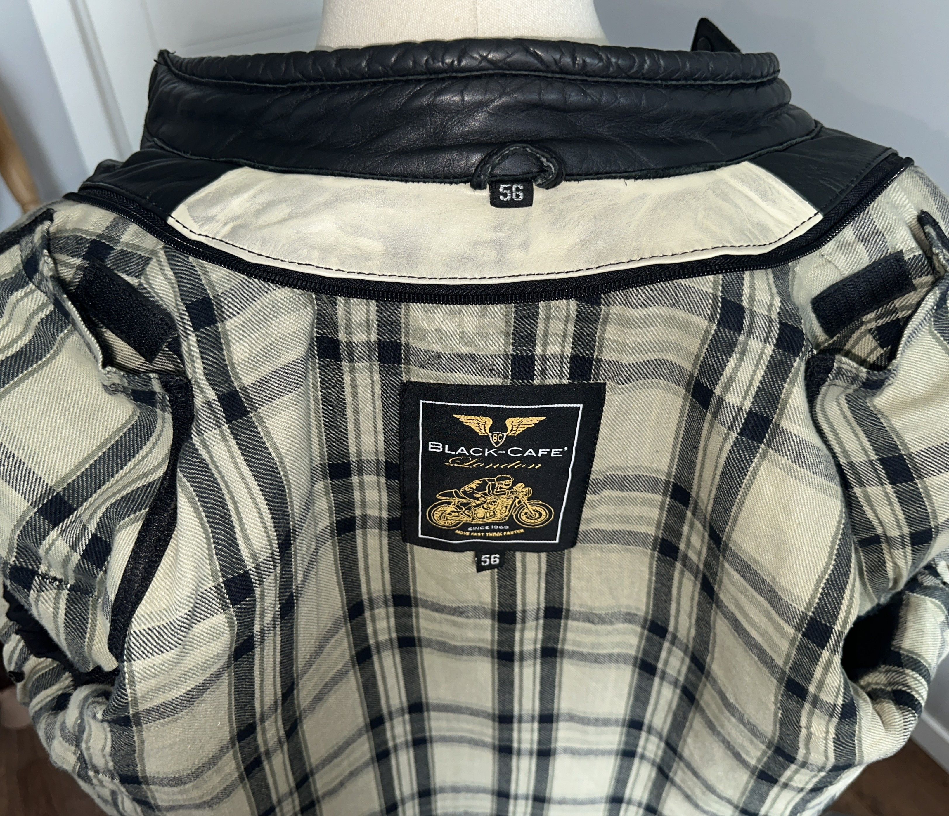 Other BLACK CAFE London Leather Jacket With Removable Lining L-XL Size US XL / EU 56 / 4 - 17 Thumbnail