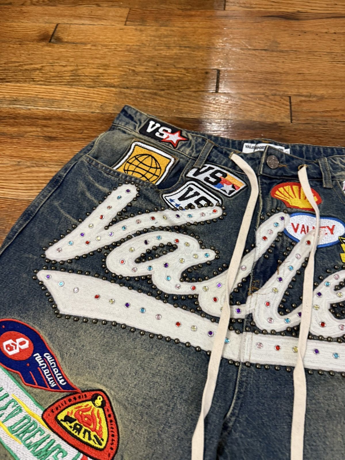 Vale Vale Jorts 1980s Skittles Patch Size 32 Size US 32 / EU 48 - 5 Thumbnail
