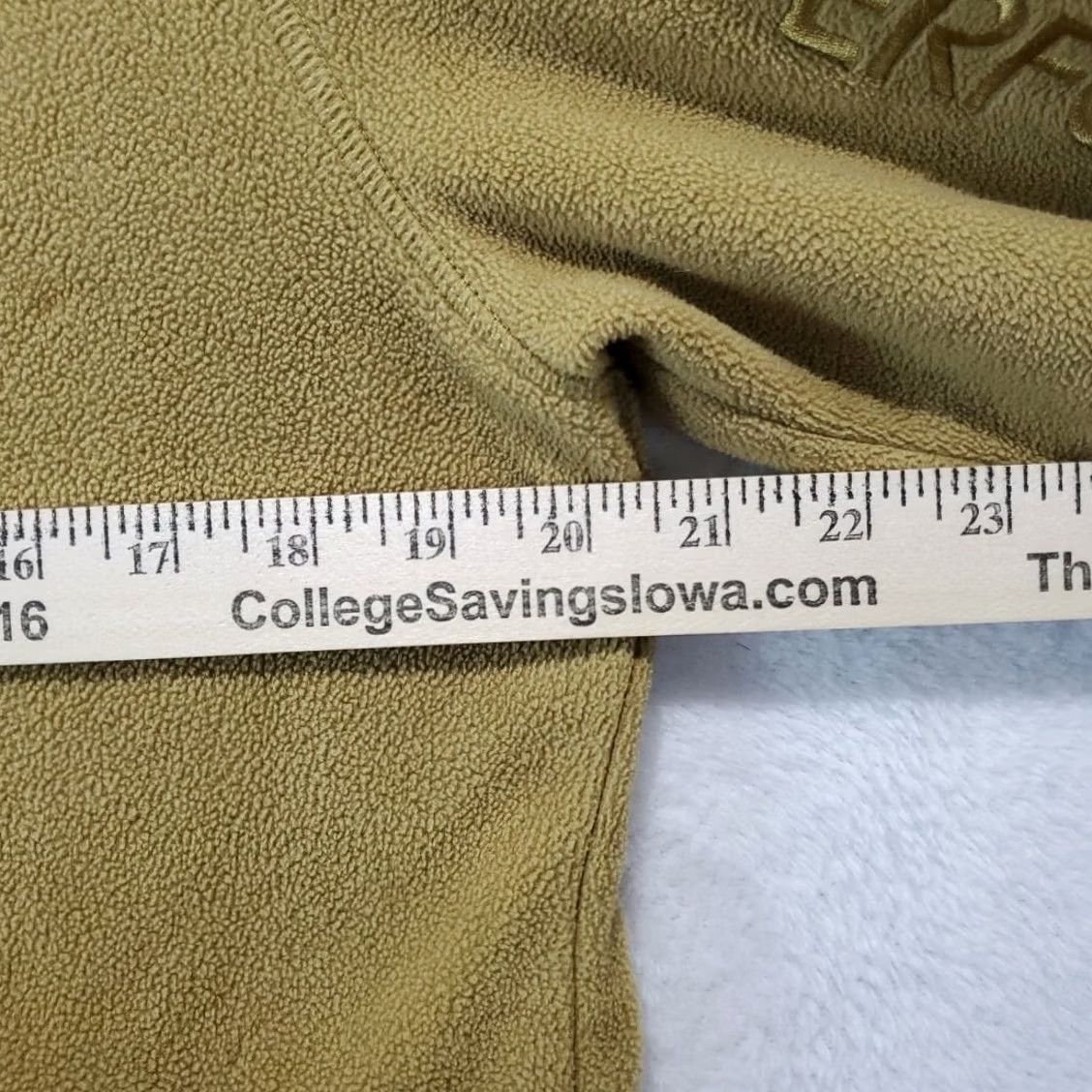 Calvin Klein Calvin Klein Performance Women's Hooded Full Zip Fleece Jacket Green Gold L Long Sleeve Pockets Embroidered Logo Solid Mid-Length Casual Fall Winter 트 Size L / US 10 / IT 46 - 4 Thumbnail