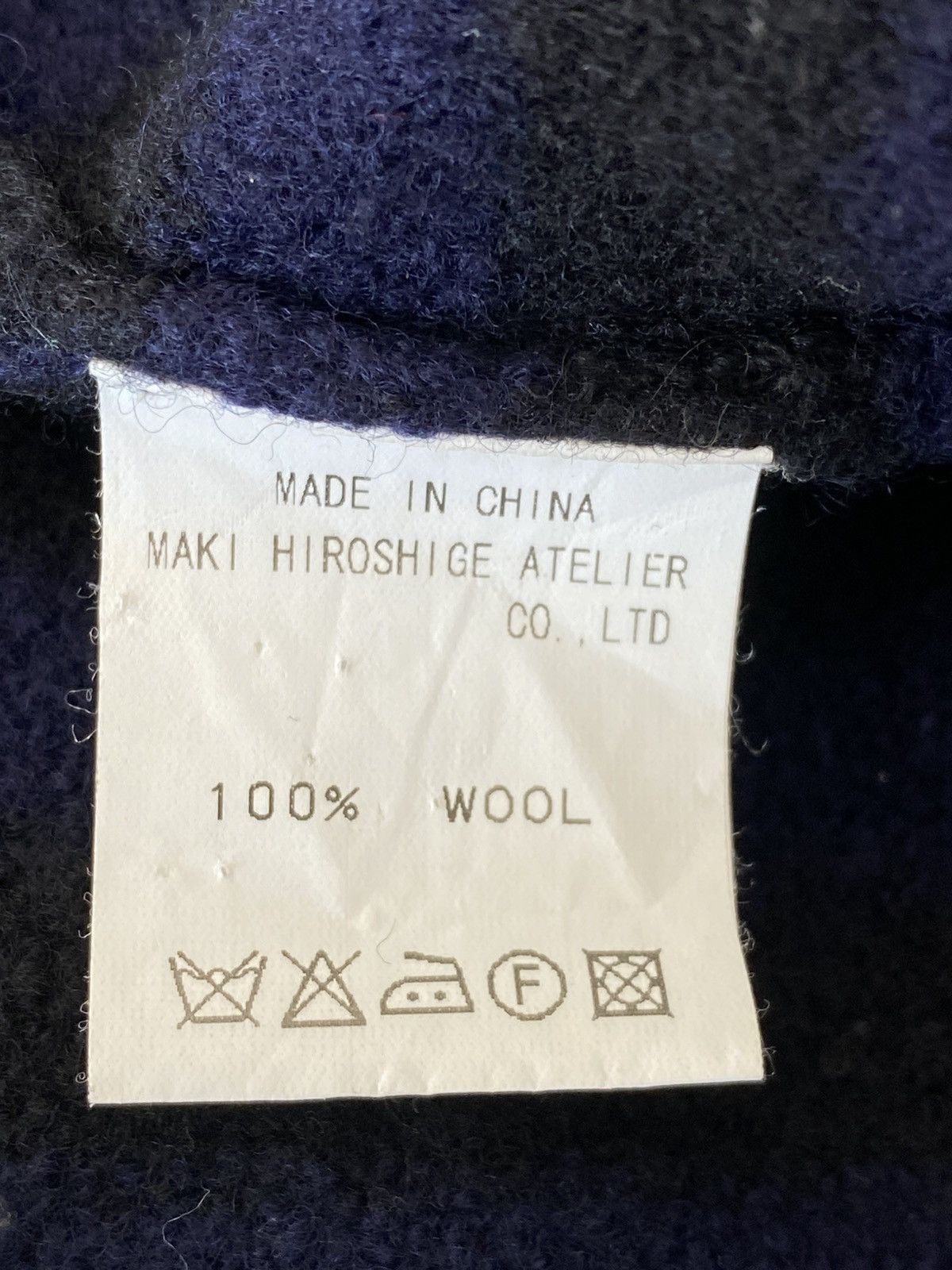 Japanese Brand 2000’s Gomme Homme by Maki Hiroshige Wool Big Collar Jacket Size US M / EU 48-50 / 2 - 9 Thumbnail