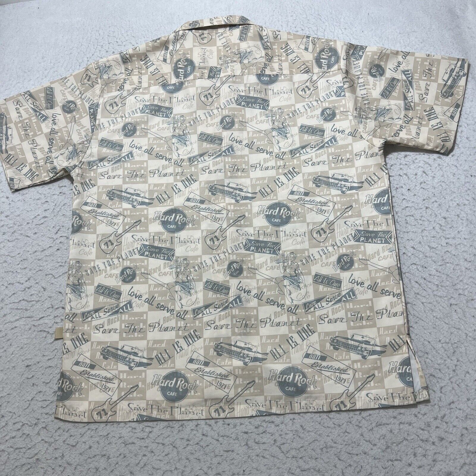 Hard Rock Cafe Hard Rock Cafe Lake Tahoe Button Shirt Save The Planet Size US M / EU 48-50 / 2 - 10 Thumbnail