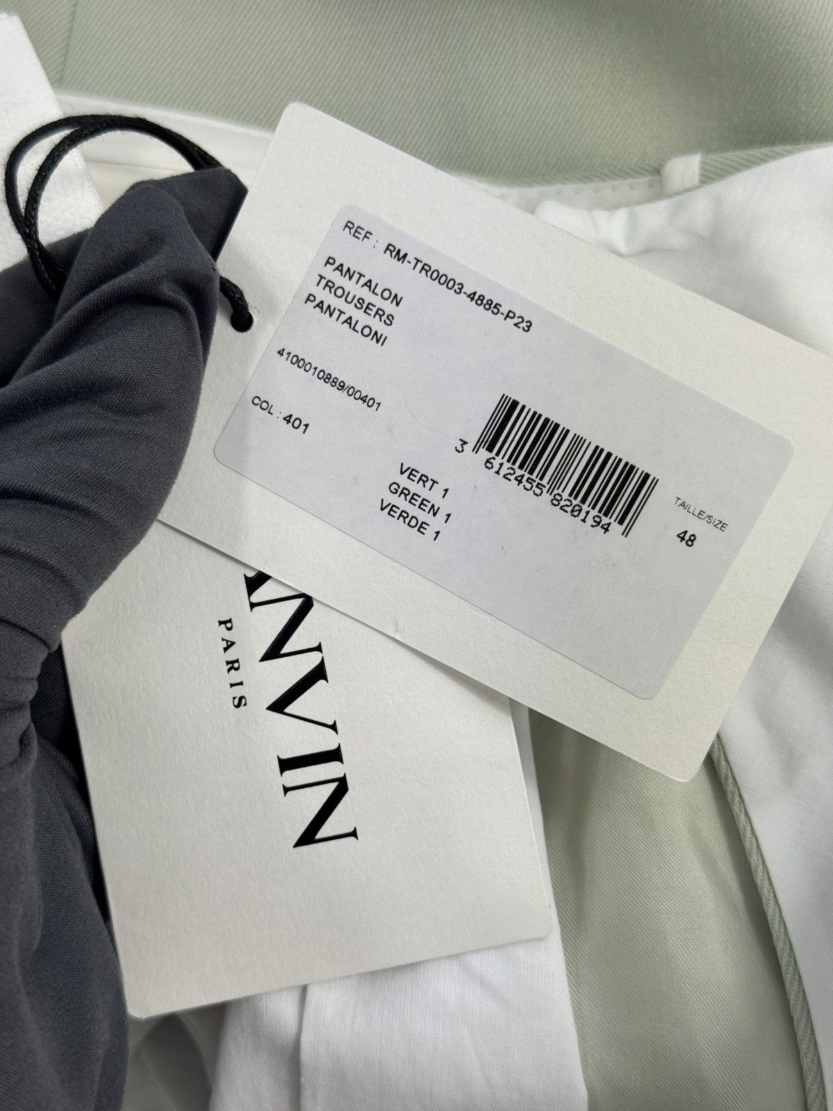 Lanvin LANVIN PISTACHIO GREEN SUIT AND JACKET SET Size 48R - 15 Thumbnail