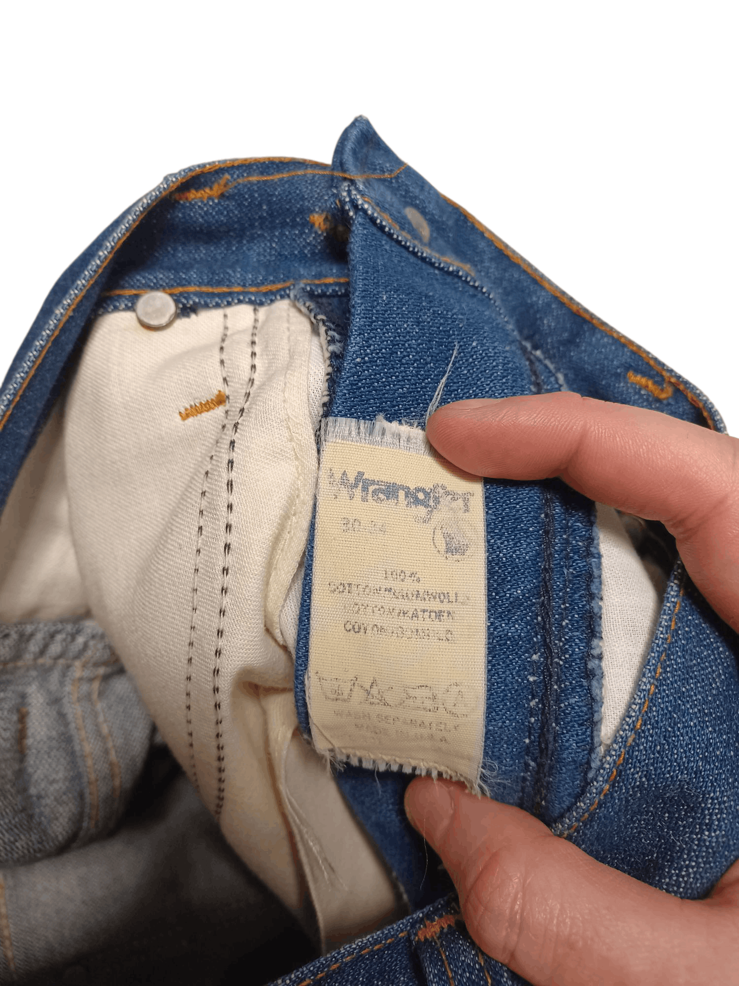 Wrangler WRANGLER FIRE ARCHIVAL 70S 80S 31 CM LEG OPENING JEANS DENIM Size US 30 / EU 46 - 7 Thumbnail