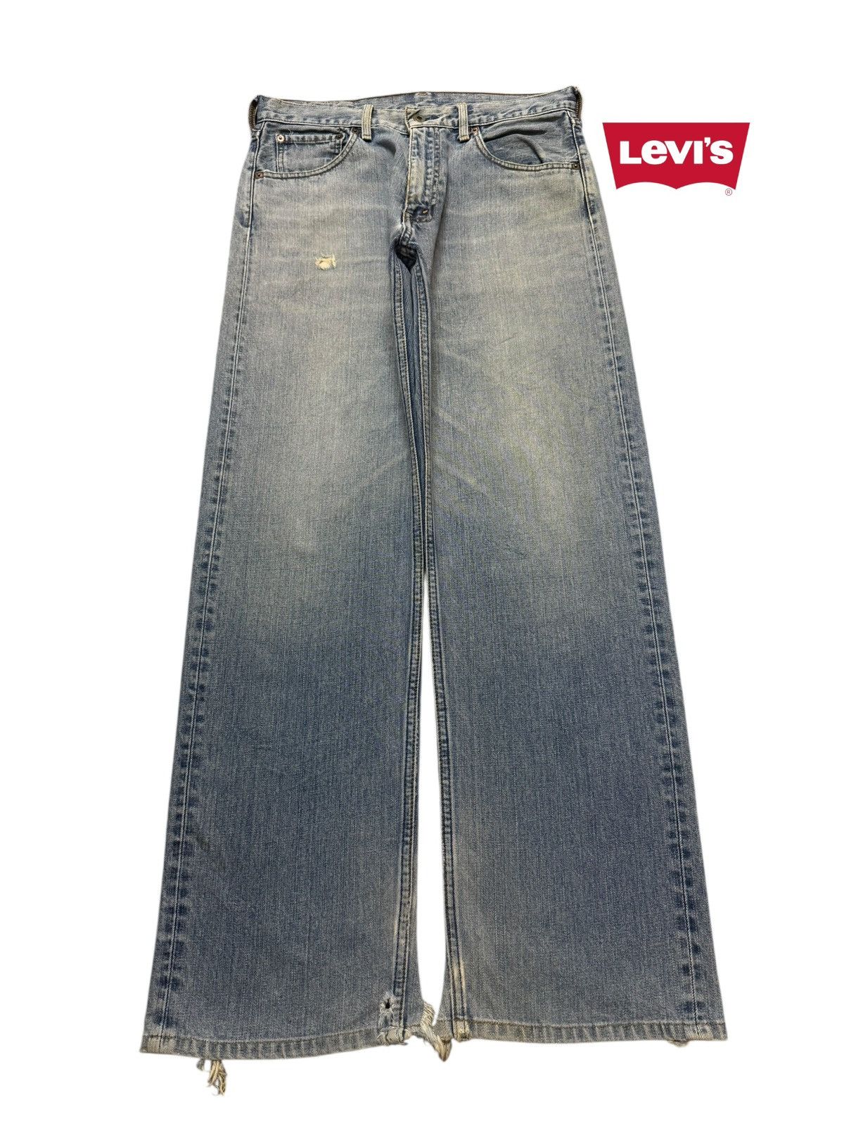 Levi's Vintage 90s Levis 503 Classic Blue Faded Wash Wide Leg Baggy Size US 33 - 1 Thumbnail